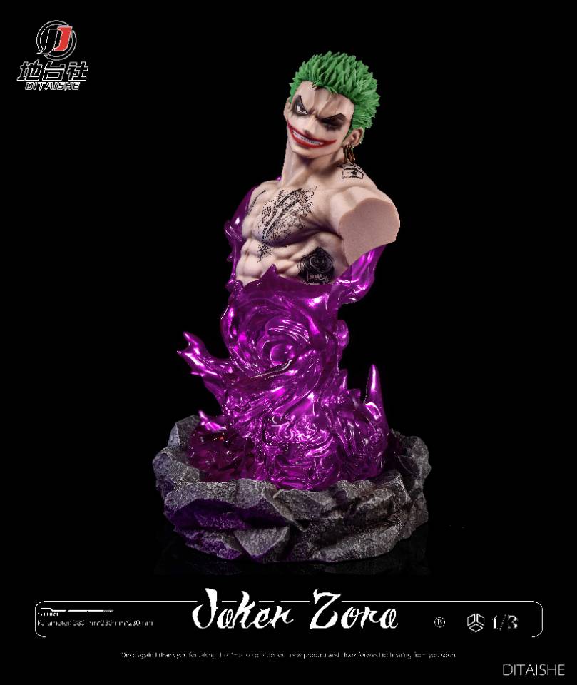 PRE-ORDER DiTaiShe Studio - One Piece Joker Zoro Bust with LED Statue(GK)