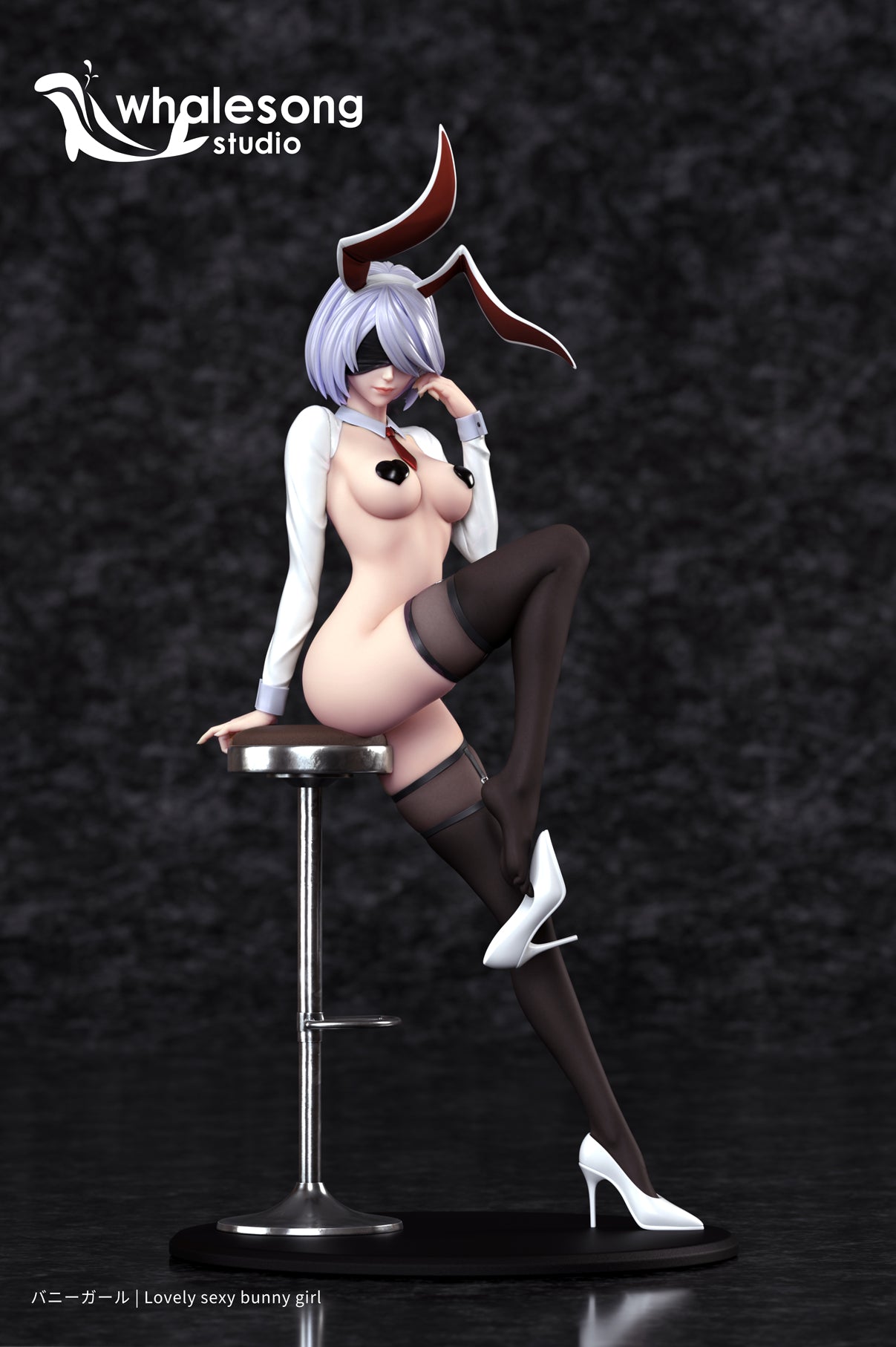 Pre-Order 1/4 Scale Bunny Girl YoRHa No. 2 Type B - NieR:Automata Resin Statue - Whale Song Studios