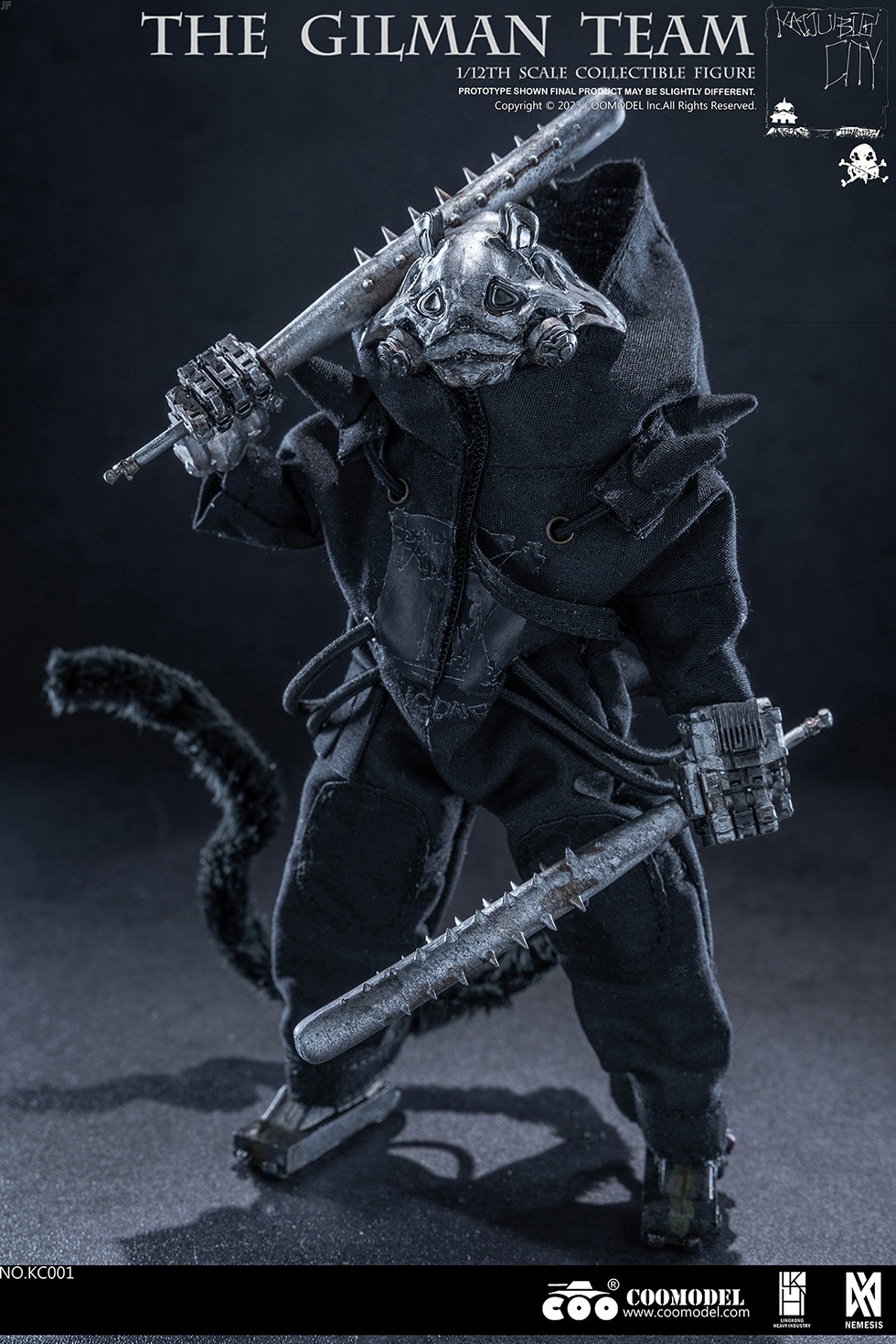 PRE-ORDER COOMODEL x NEMESIS Studio KAIJU BIG CITY DIVING PANDA( KC001) 1/12 Action Figure