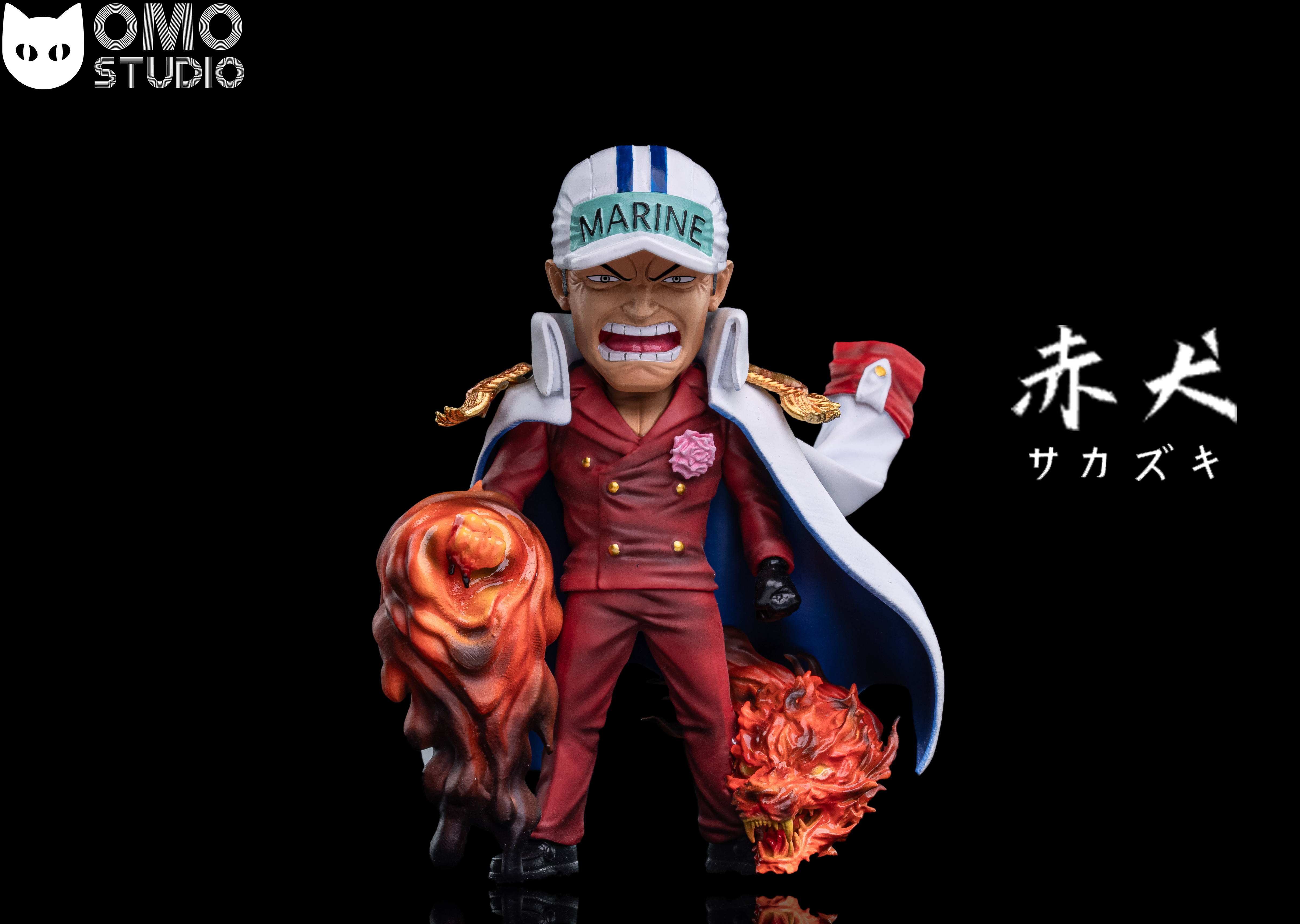PRE-ORDER OMO Studio - One Piece - Three Marine Admirals Sakazuki & Kuzan & Borsalino WCF Statue(GK)