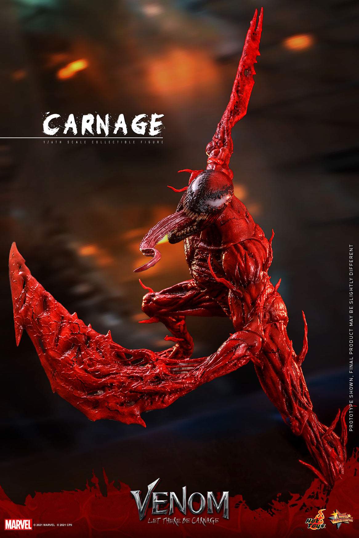 1/6 Scale Venom: Let There Be Carnage – Carnage Figure (Deluxe Version) by Hot Toys