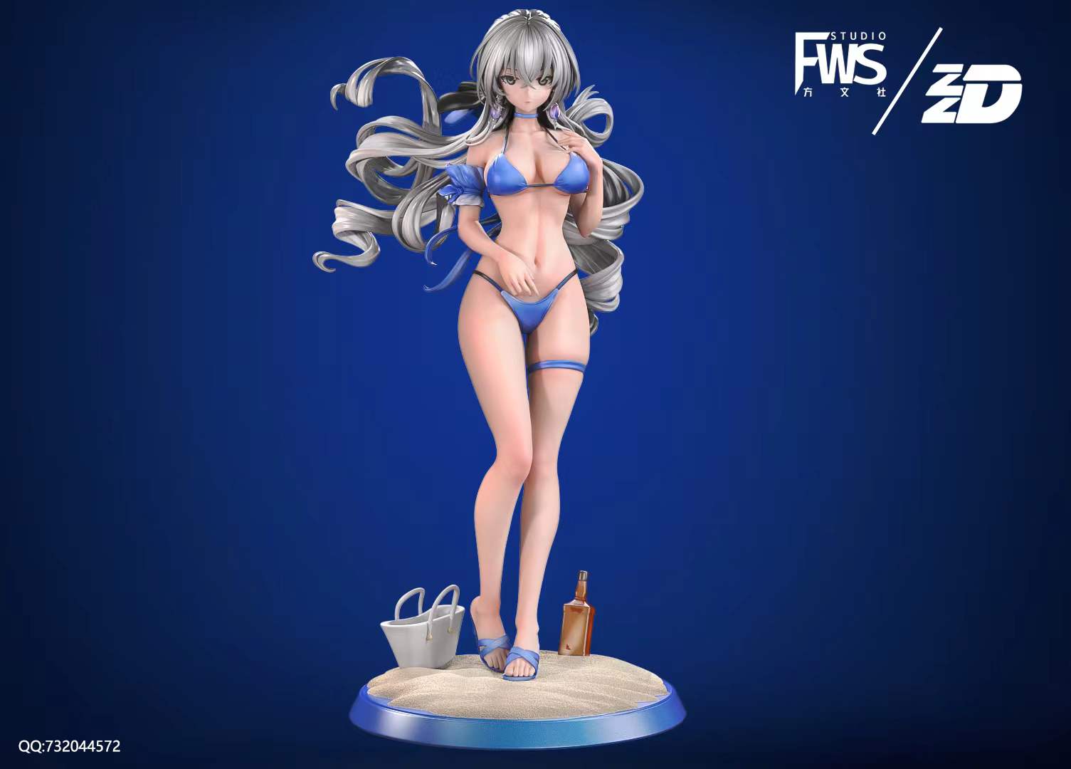 PRE-ORDER FWS Studio Honkai: Star Rail Bronya Zaychik 1/6 Scale Resin Statue(GK)(Adult 18+)