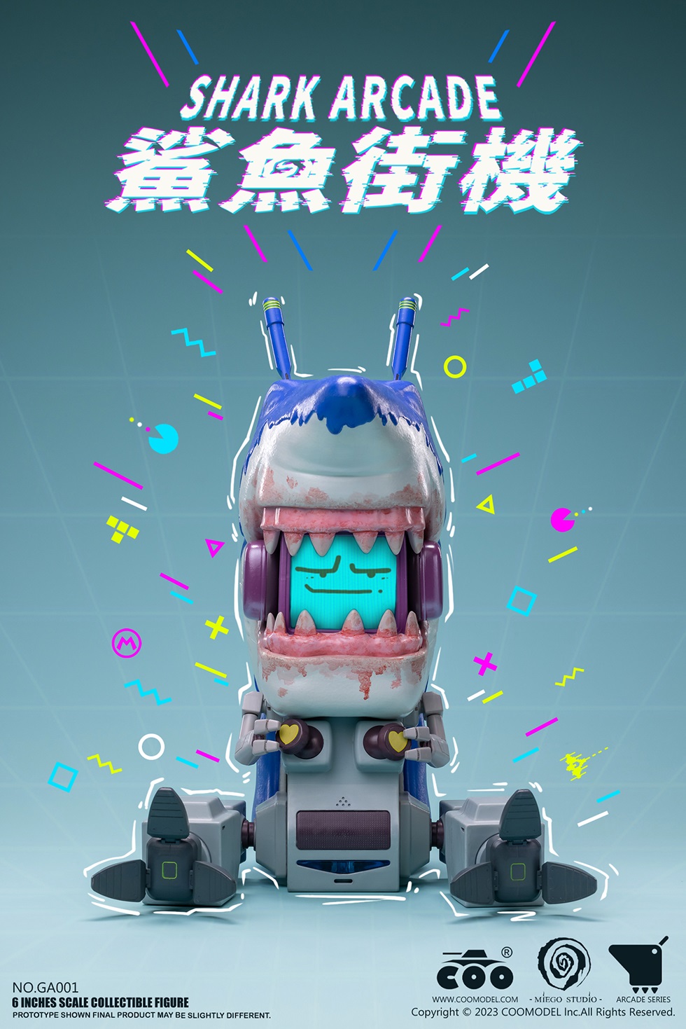 PRE-ORDER COOMODEL x MIEGO Studio Shark arcade machine (SA001 & SA002 & GA001 & GA002 )Statue(GK)