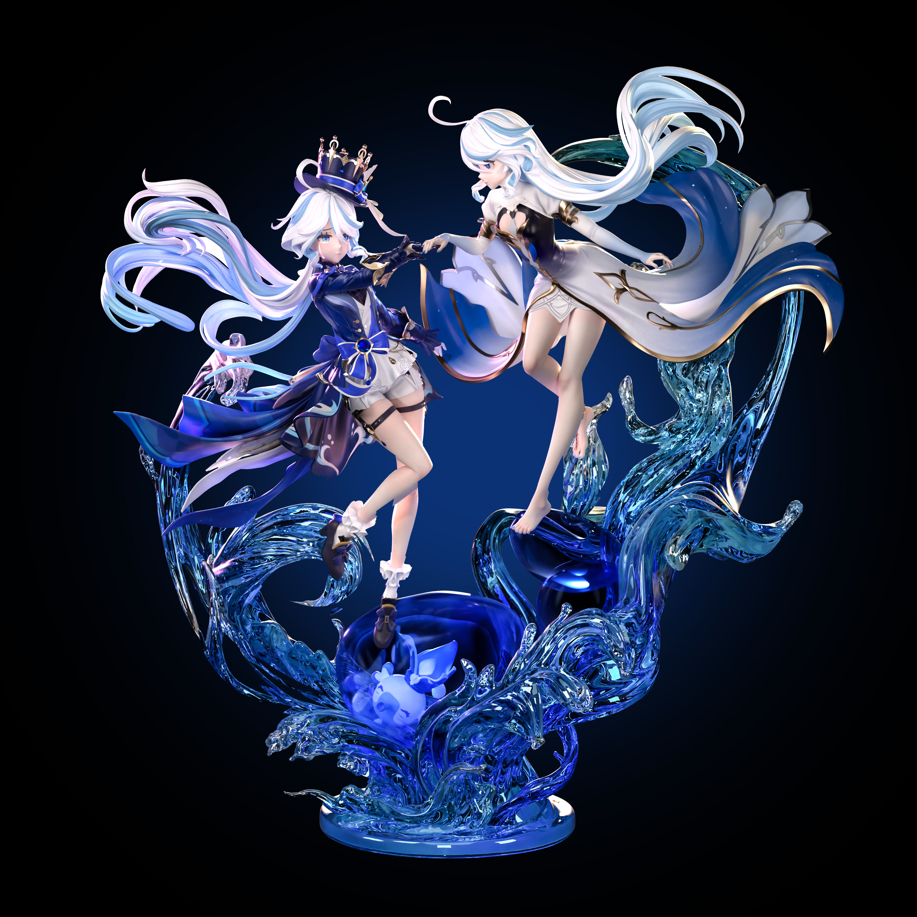 PRE-ORDER Hakimi Studio - Genshin Impact Furina/Focalors Version A 1/6 Statue(GK) (Adult18)