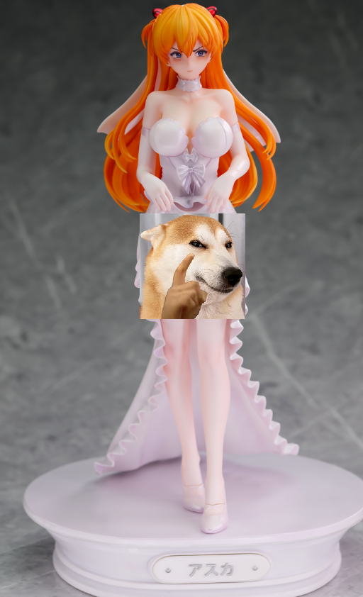 Dolphin Studio - Neon Genesis Evangelion Wedding Dress Series 1/5 Statue(GK) (Adult 18+)