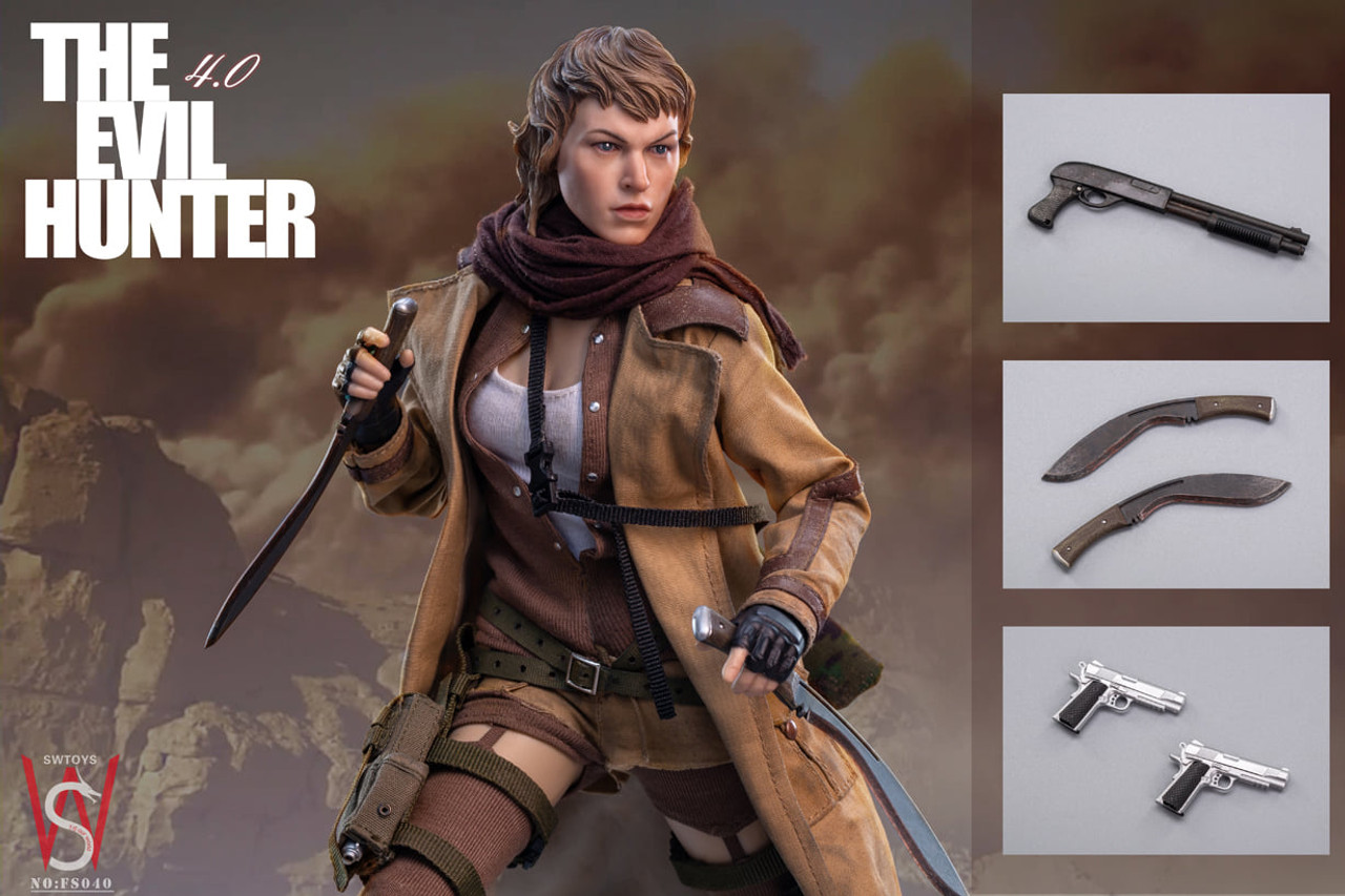 IN-STOCK Swtoys FS040 Marvel Alice Evil Hunter 4.0 1/6 Action Figure
