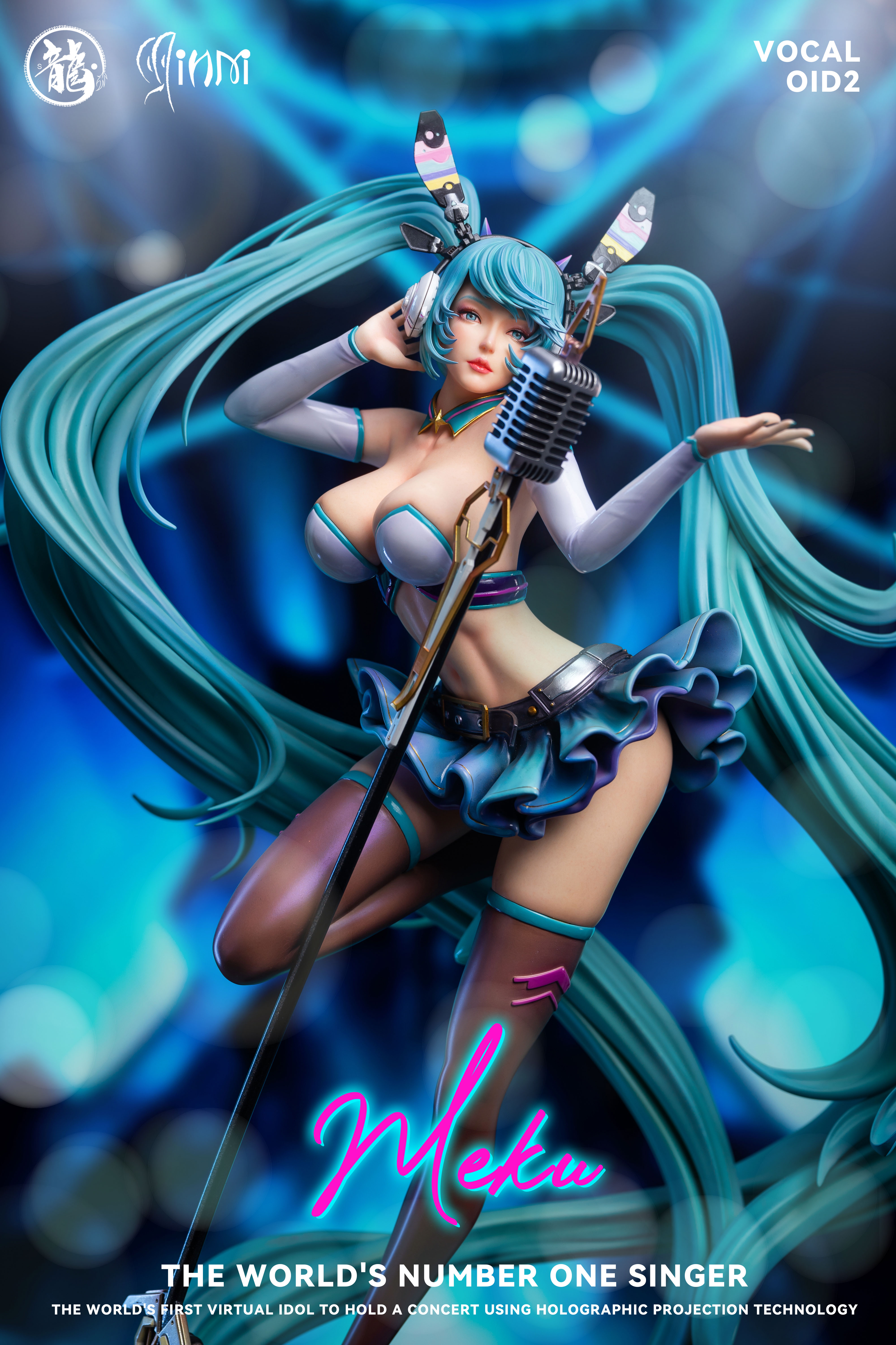PRE-ORDER Dragon Studio & MIHAI Studio The world's number one singer Hatsune Miku 1/4 Statue(GK)(Adult 18+)