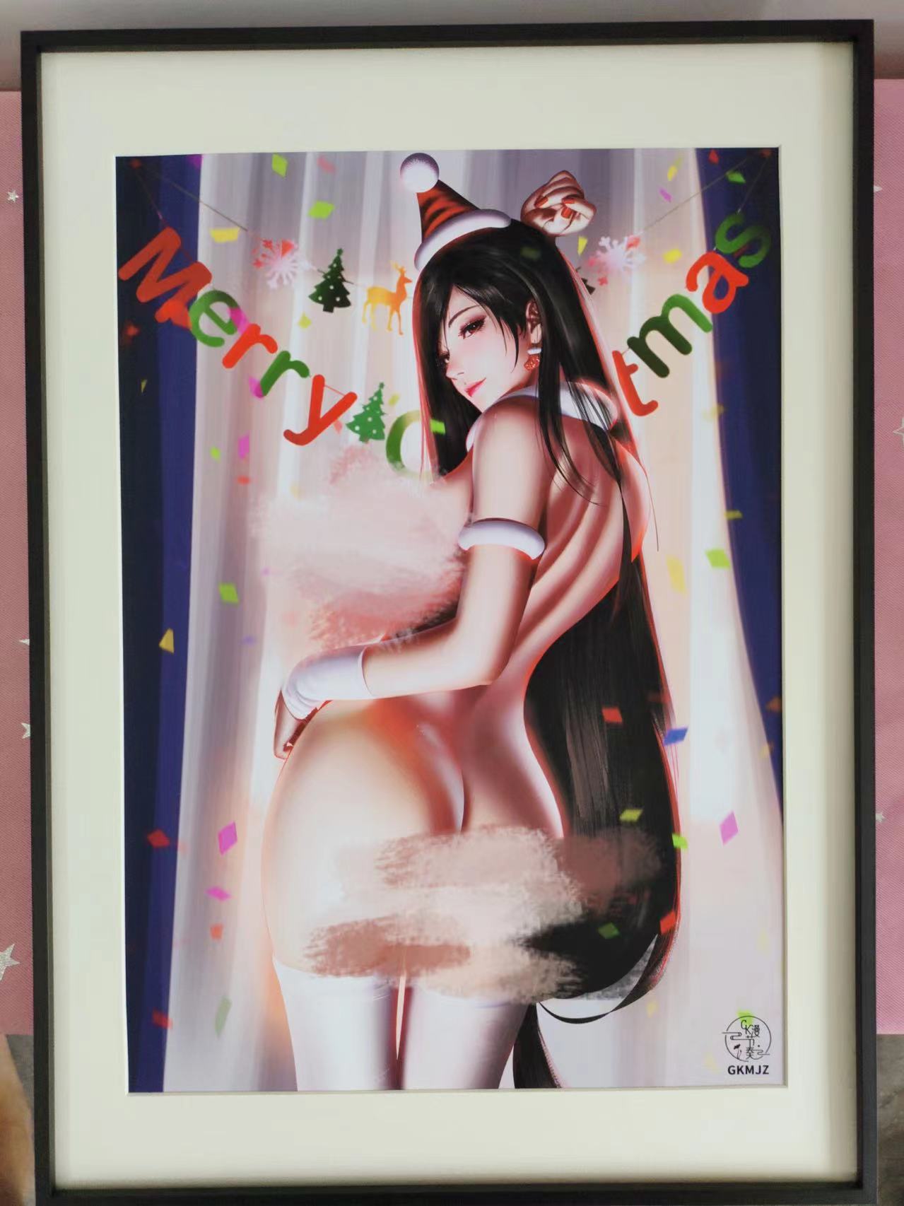 IN-STOCK GKMJZ Studio - Final Fantasy- Decorative Painting of Christmas Tifa Scene Paint (Adult 18+)