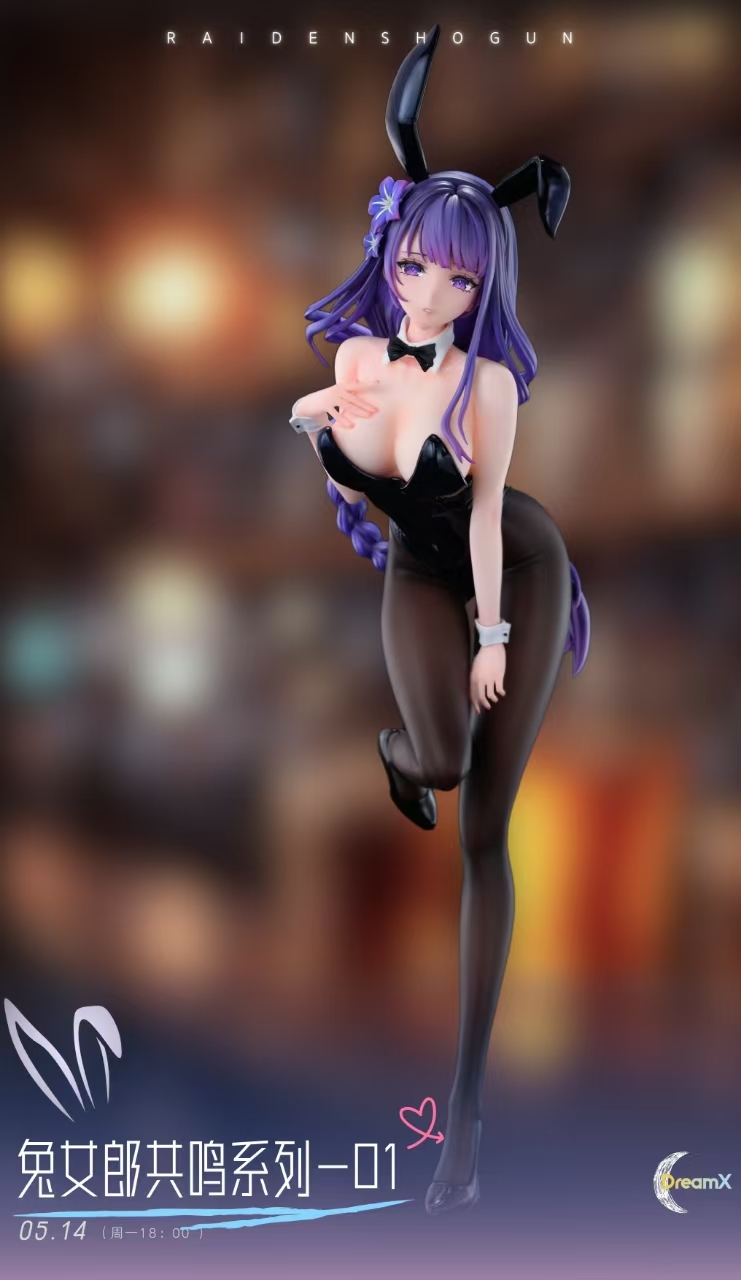 DX Studio - Genshin Impact Bunny Girl 1st Raiden Shogun 1/6 Statue(GK) (Adult 18+)