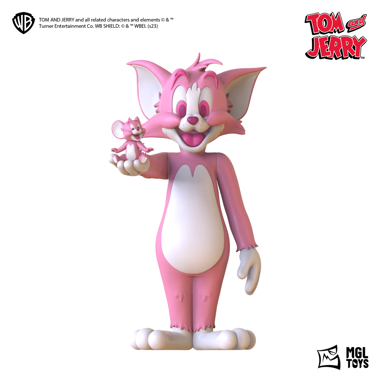 PRE-ORDER MGL TOYS - Warner Bros Tom and Jerry MTJP203 Pink special version Statue(GK)