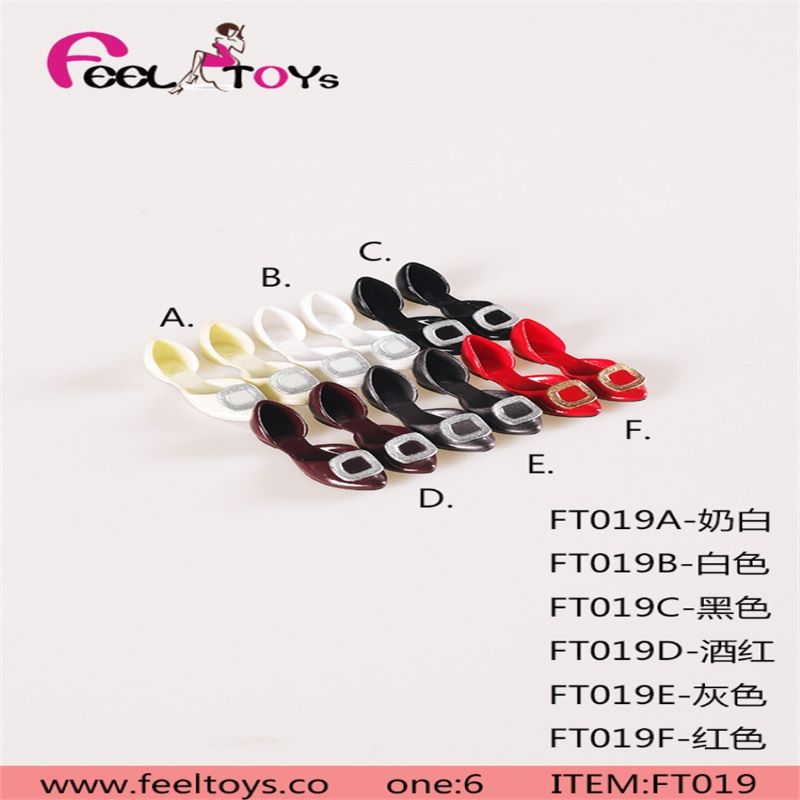 Feeltoys 1/6 FT019 Flat Shoes Female Sandals Single Shoes Fit 12inch Female Action Figure