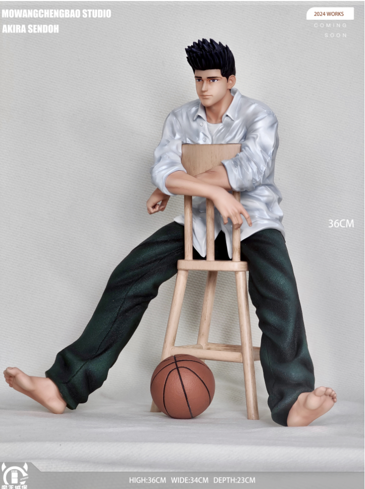 PRE-ORDER MoWangChengBao Studio - SLAM DUNK - Akira Sendoh 1/4 Scale Statue (GK)