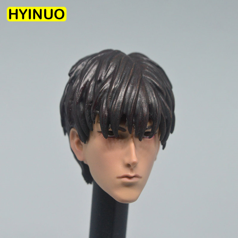 1/6Scale SLAM DUNK Strongest High School Student Shy Rukawa Kaede Rookie Hairstyle Head Sculpt Headplay f 12 HT Action Figure