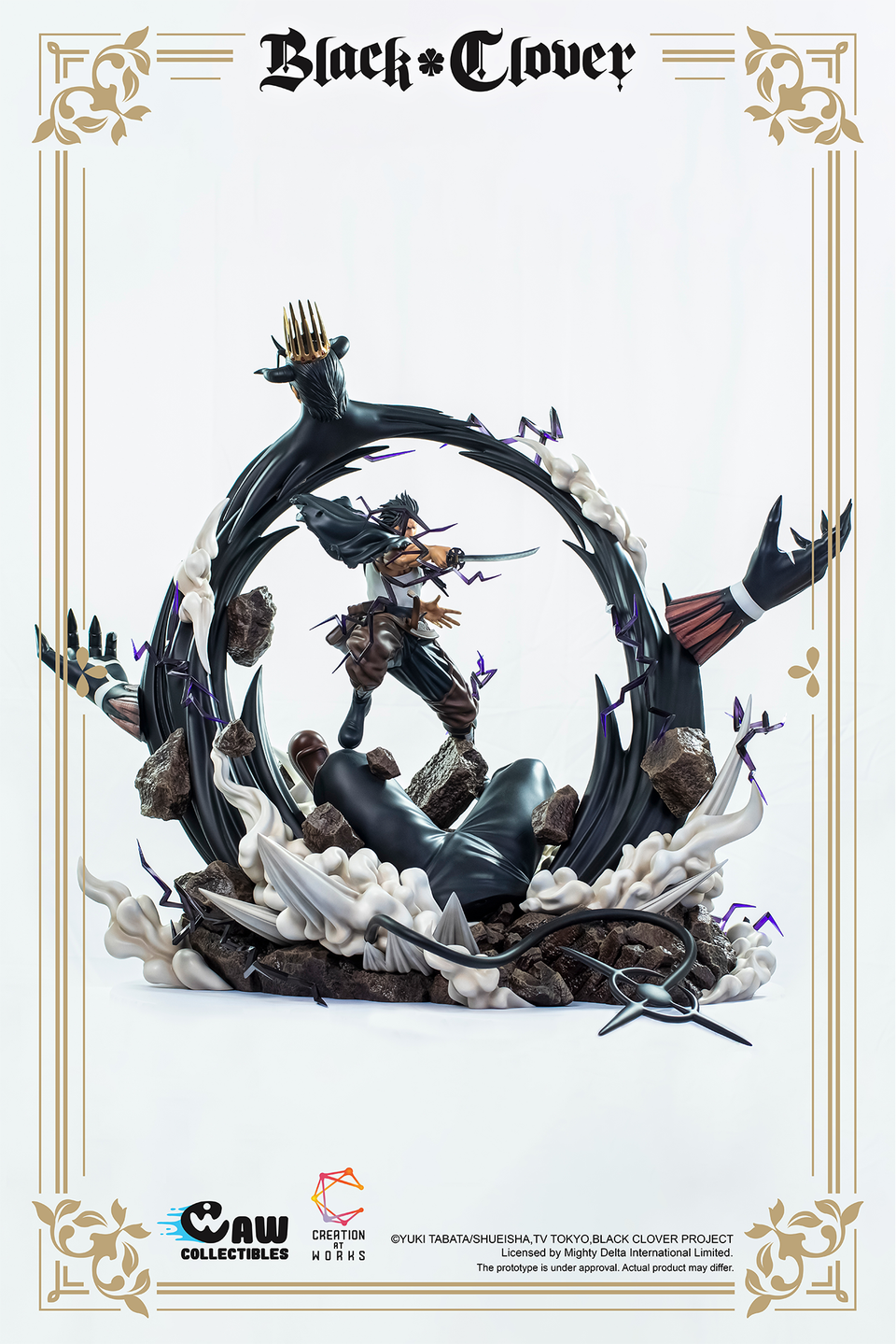 PRE-ORDER Creation at works Studio - Black Clover Yami Sukehiro (Licensed) 1/6 Statue(GK)
