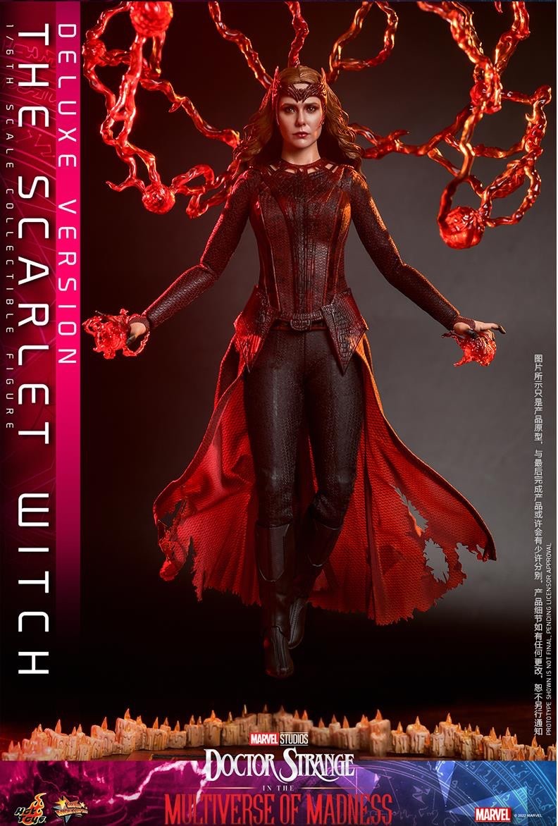 【Pre-order】Hot Toys MMS653 Doctor Strange in the Multiverse of Madness - 1/6th scale The Scarlet Witch Collectible Figure (Deluxe Version)