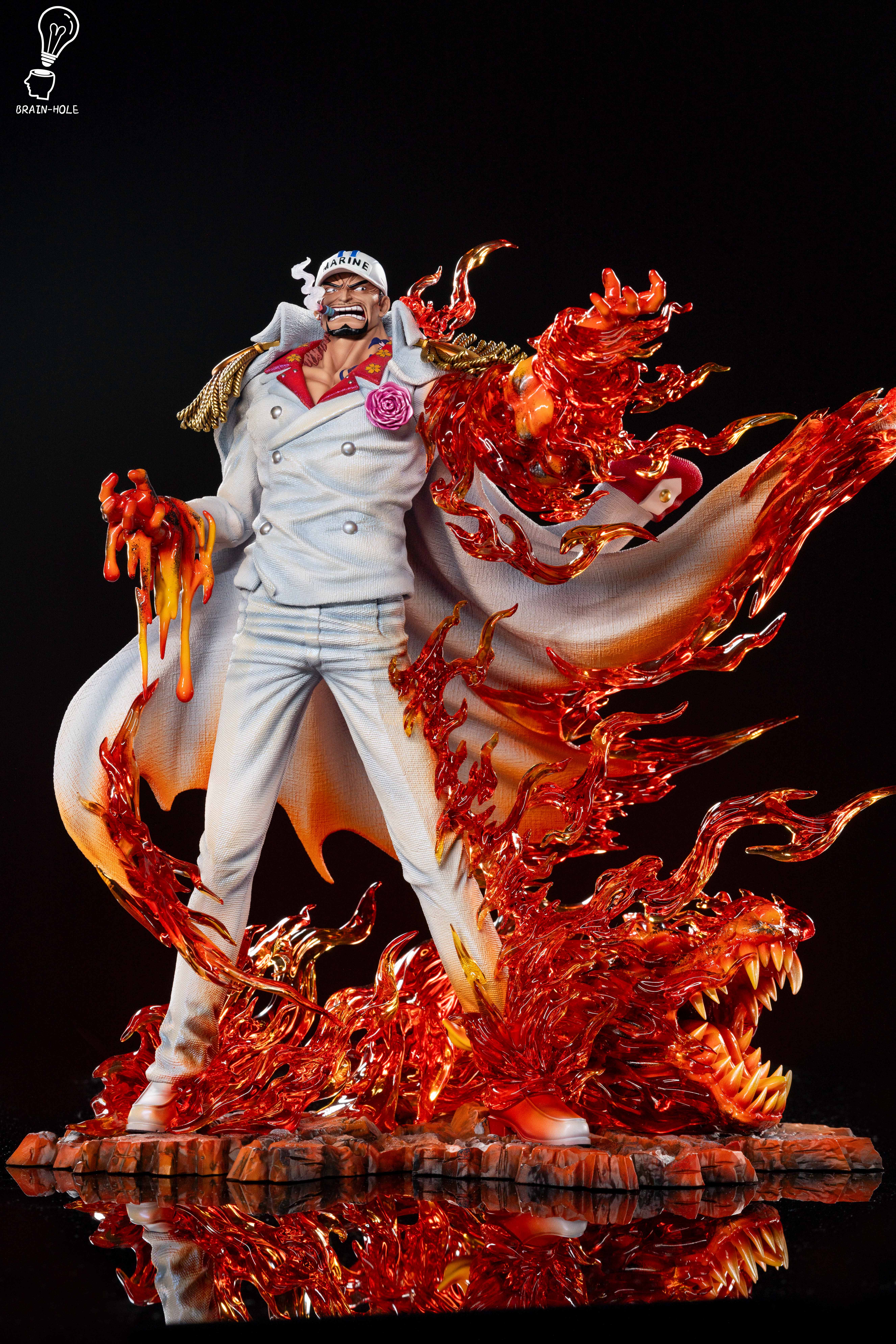 PRE-ORDER Brain-Hole Studio - One Piece Standing Marshal Sakazuki Statue(GK)