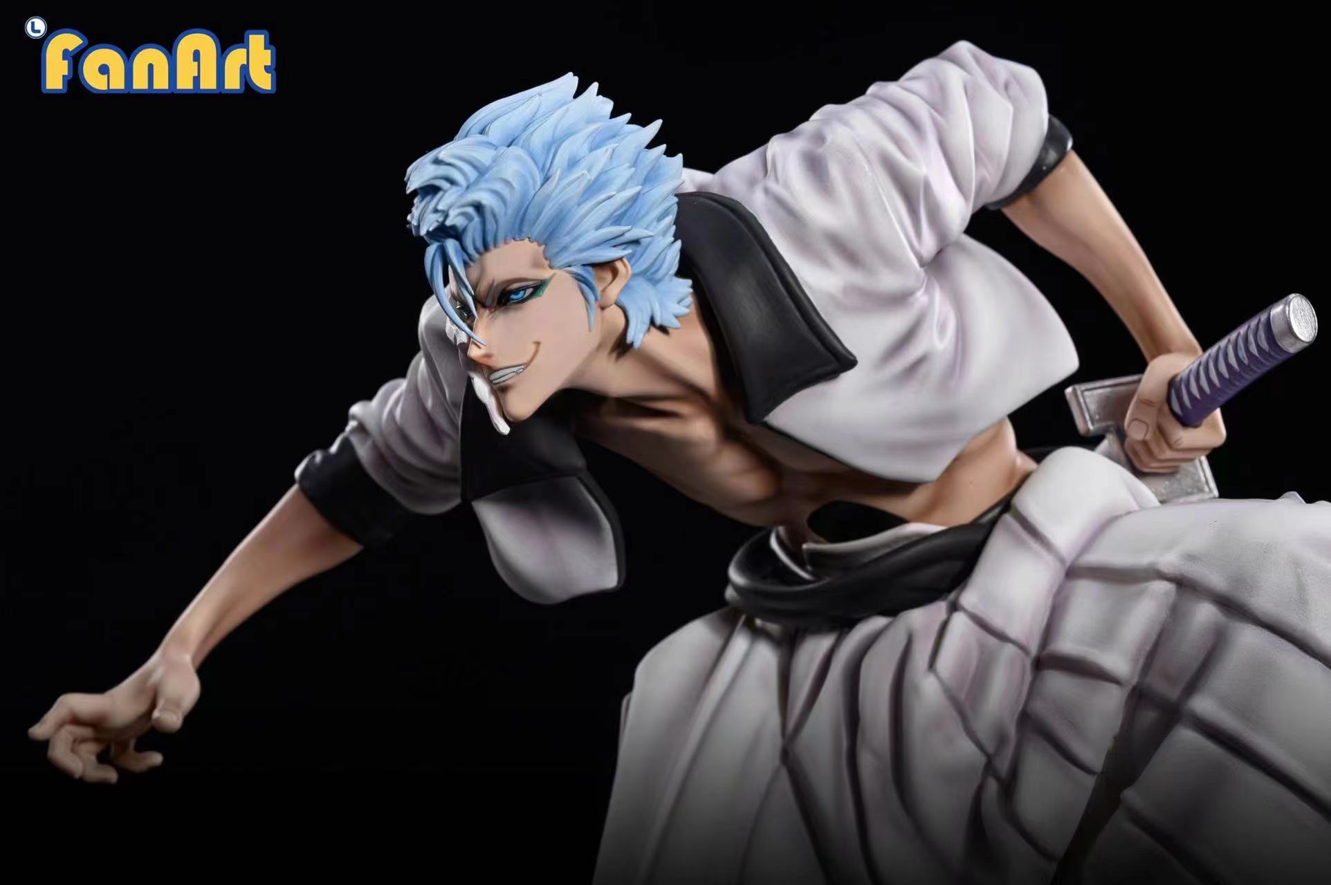 Pre-order Fanart Studio-Bleach MASKED 6 Grimmjow Jaegerjaques Statue GK