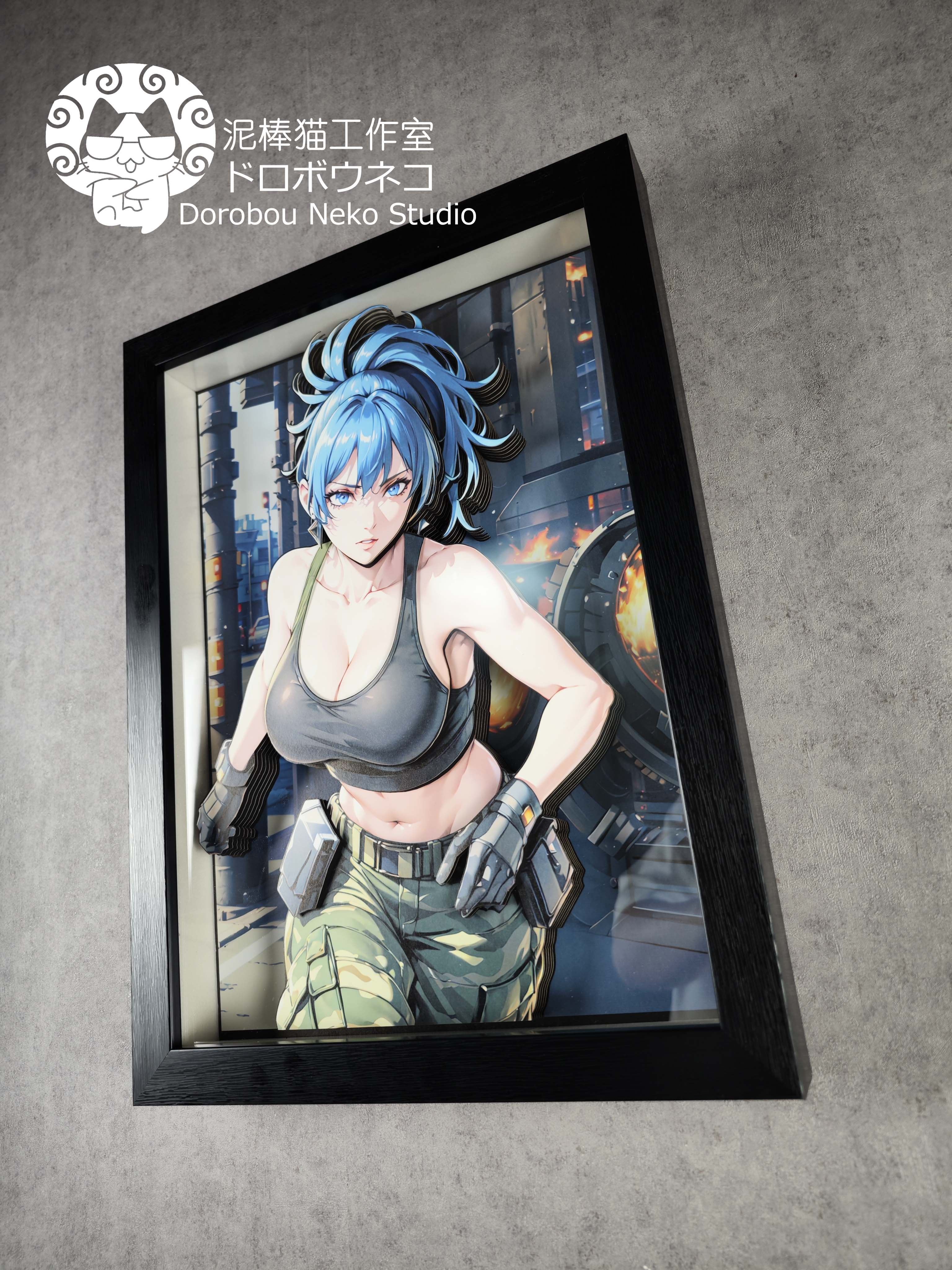 IN-STOCK Dorobou Neko Studio - THEKINGOFFIGHTERS- DSMG-033 Decorative Painting of Leona Heidern Scene Paint (Adult 18+)