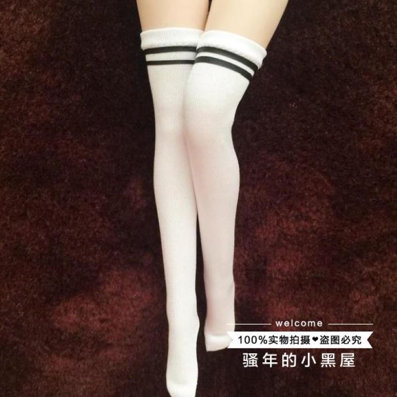 1/6 Women soldiers Cute Style Stocking Women Long Over Knee High Socks For 12 inch doll