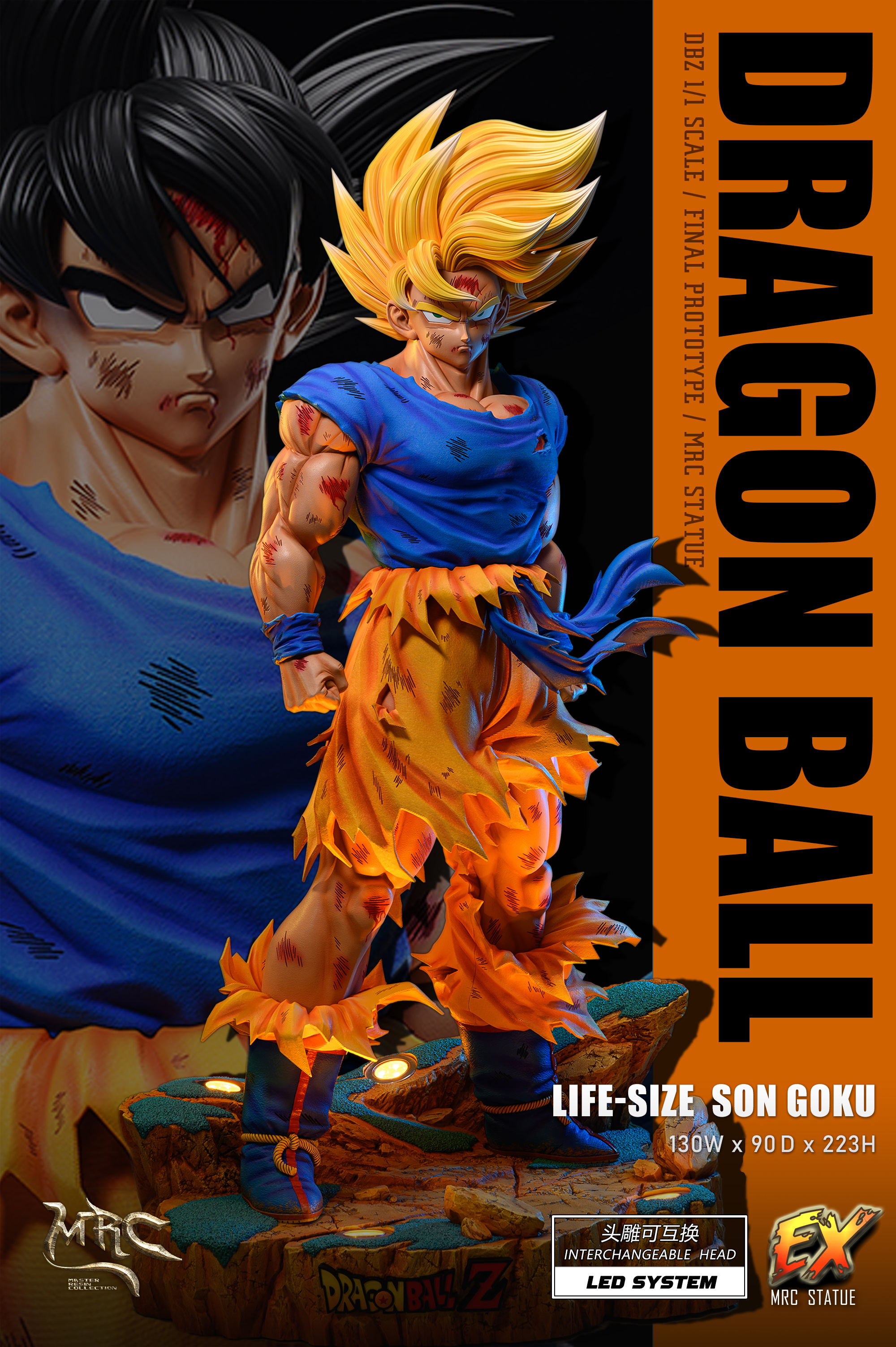 PRE-ORDER MRC Studio - DRAGON BALL - Goku with LED 1/1 Statue(GK)