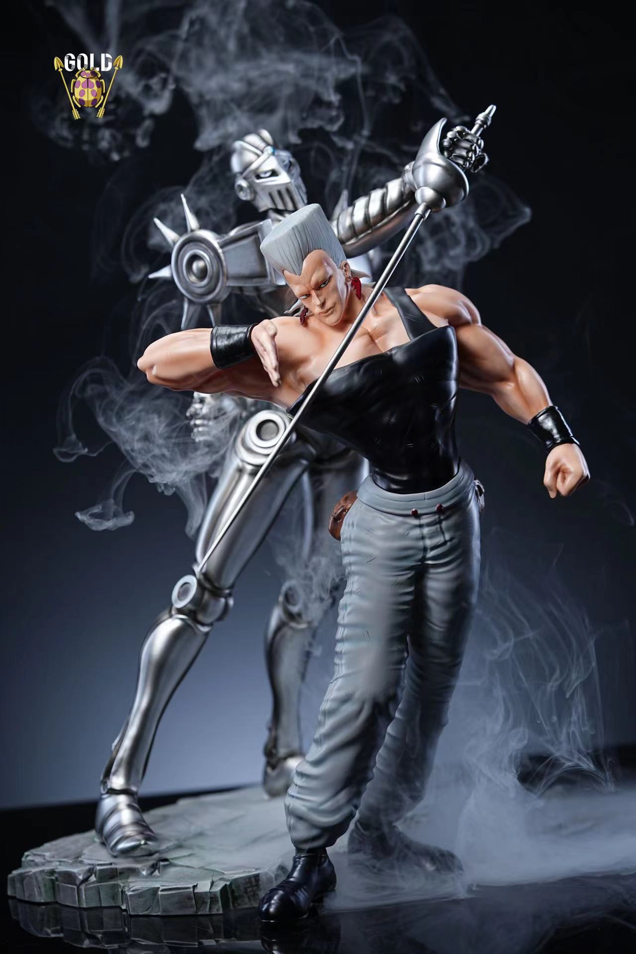 GOLD Studio - JOJO's Bizarre Adventure Jan Pierre Polnareff & Silver Chariot 1/6 Statue(GK)