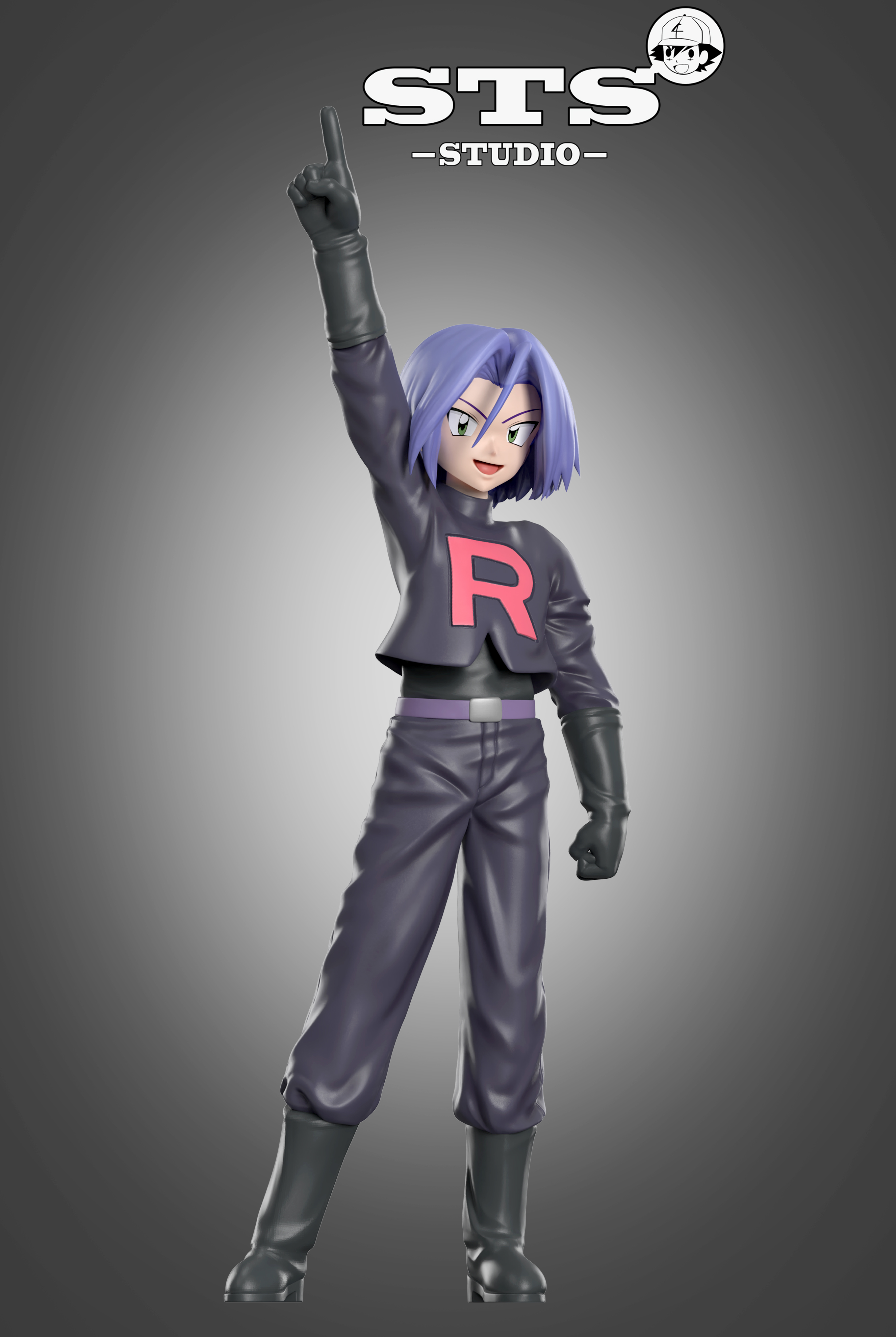 PRE-ORDER STS Studio - Pokémon Jessie & James & Giovanni 1/8 & 1/20 Statue(GK)