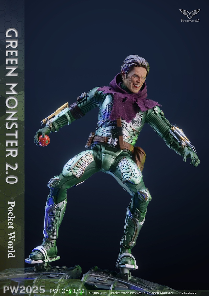 Pre-order Pwtoys PW2025 Green Monster 2.0 Upgrade 1/12 Action Figure