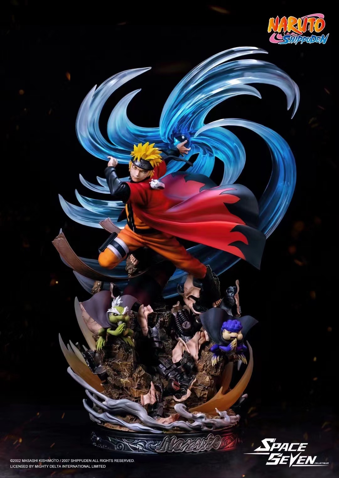 IN-STOCK Space Seven Collectibles - Uzumaki Naruto Sage Mode 1/6 Statue(GK)