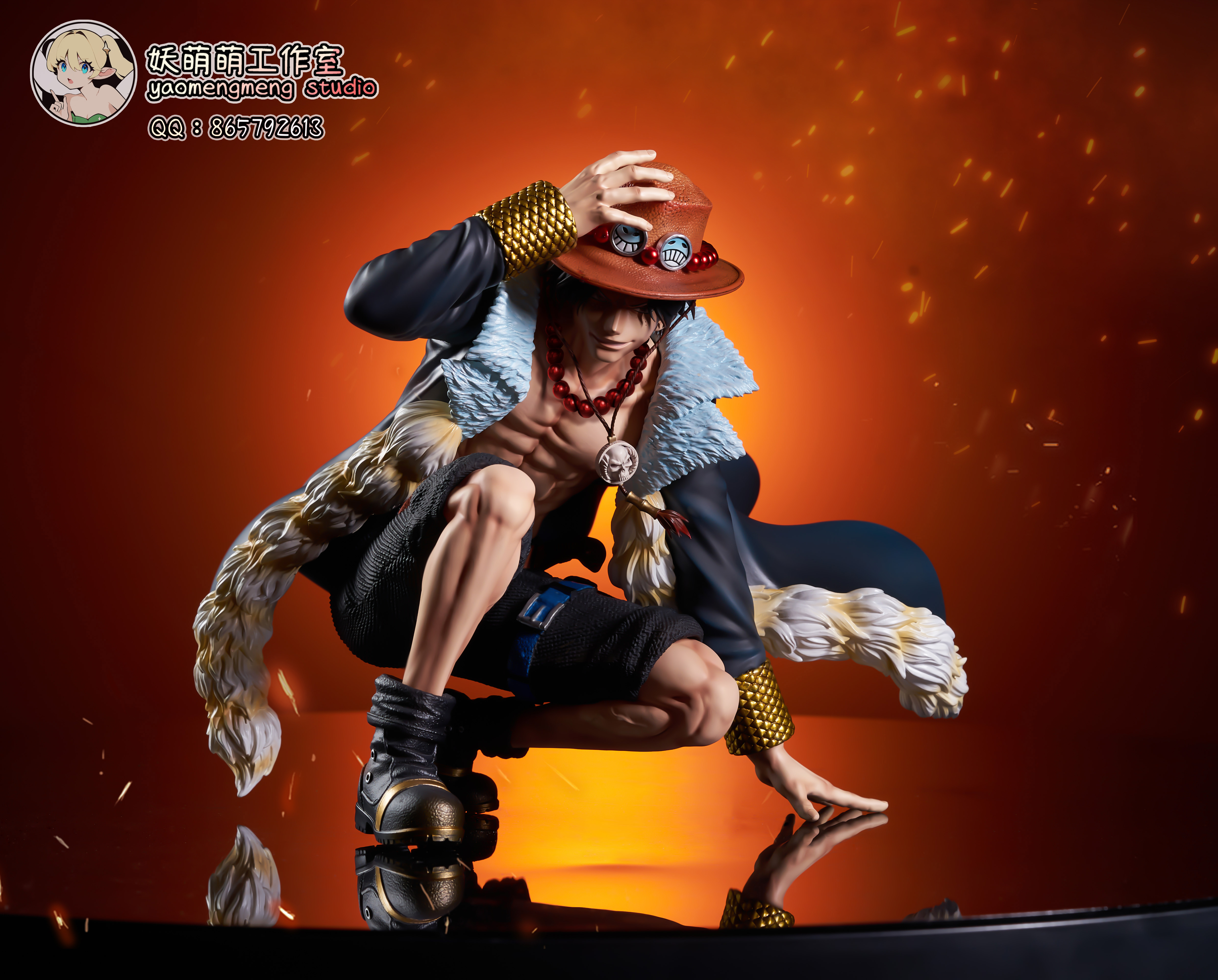 PRE-ORDER Yao Meng Meng Studio - One Piece Portgas D. Ace 1/6 Statue(GK)