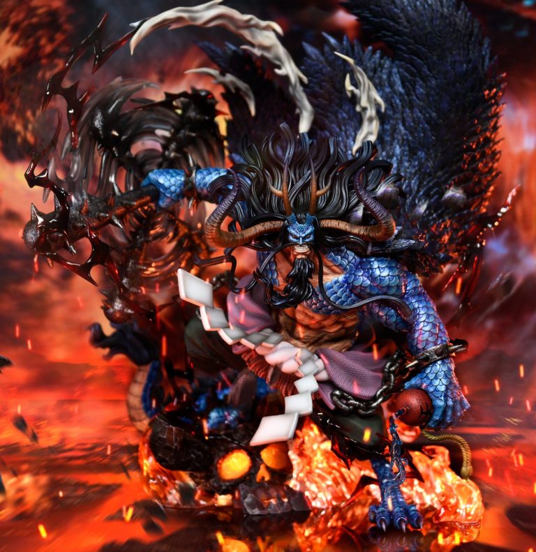 PRE-ORDER LuckyDog Studio - One Piece Yonko Hundred Beasts Kaido (Human-Beast Form) 1/4 & 1/6 Statue(GK)