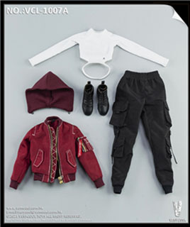 VERYOOL VCL-1007 1/6 Female Trendy Jackets Suits Soldier Clothes Model Fit 12'' Action Figure Body Dolls