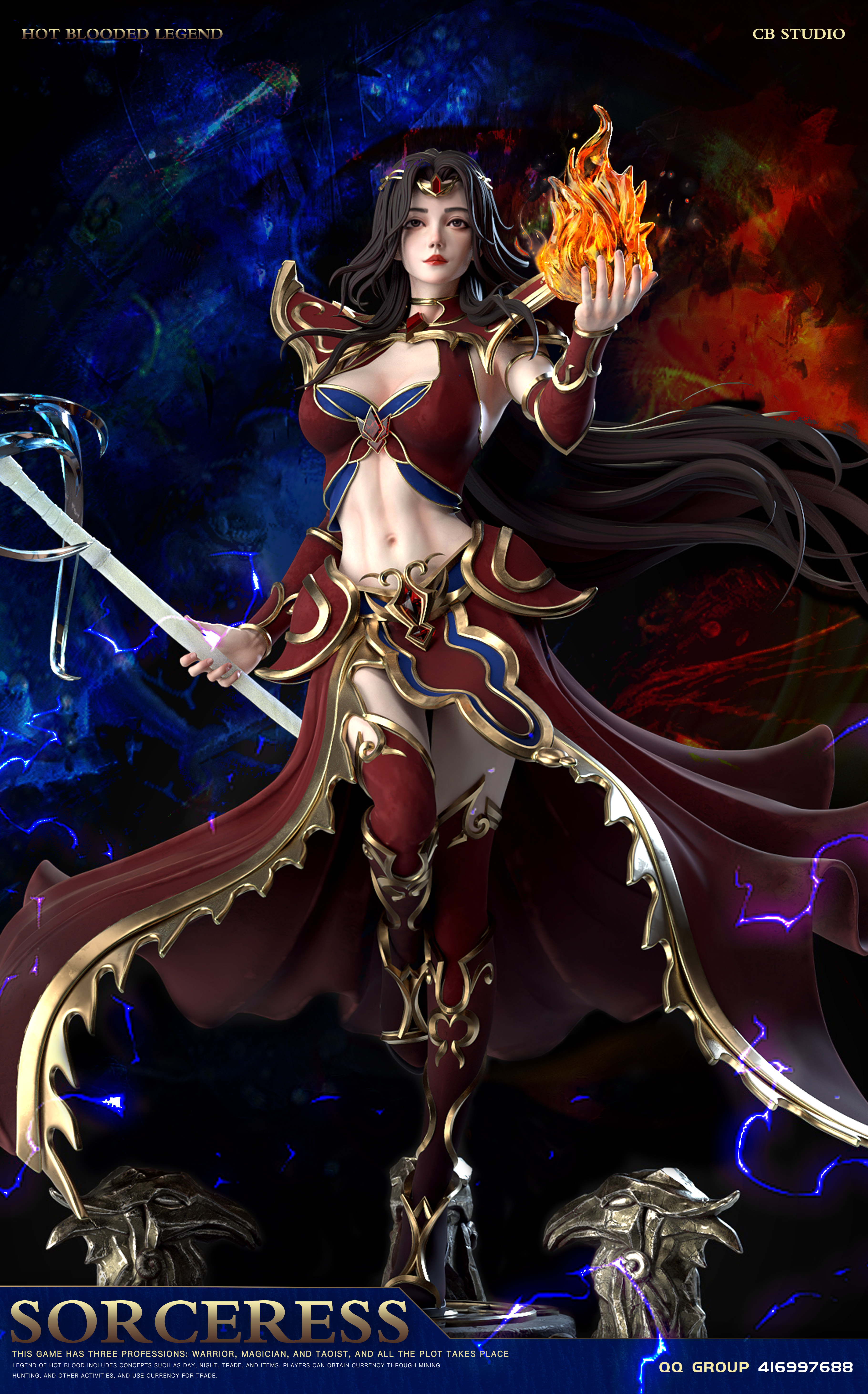 PRE-ORDER Cousin Brother Studio - Hot Blooded Legend Legendary Female Mage Nishang 1/4 Statue(GK) (Adult 18+)