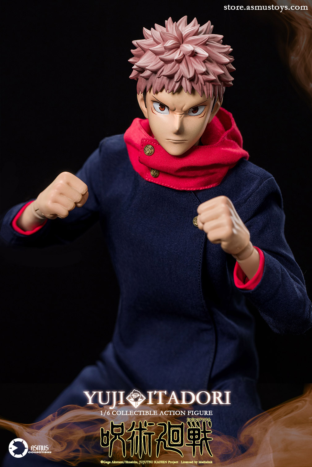 Pre-order-Asmus Toys Jujutsu Kaisen Yuji Itadori JJKS02A 1/6 Action Figure