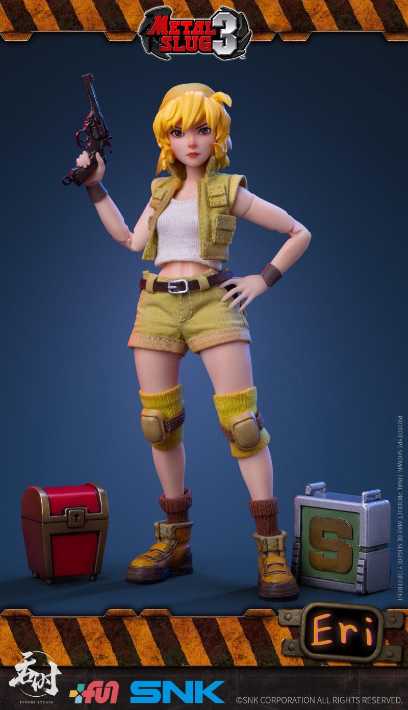 Pre-order 1/12 Action Figure TUNSHI STUDIO METAL SLUG III - TS007 Eri Kasamoto