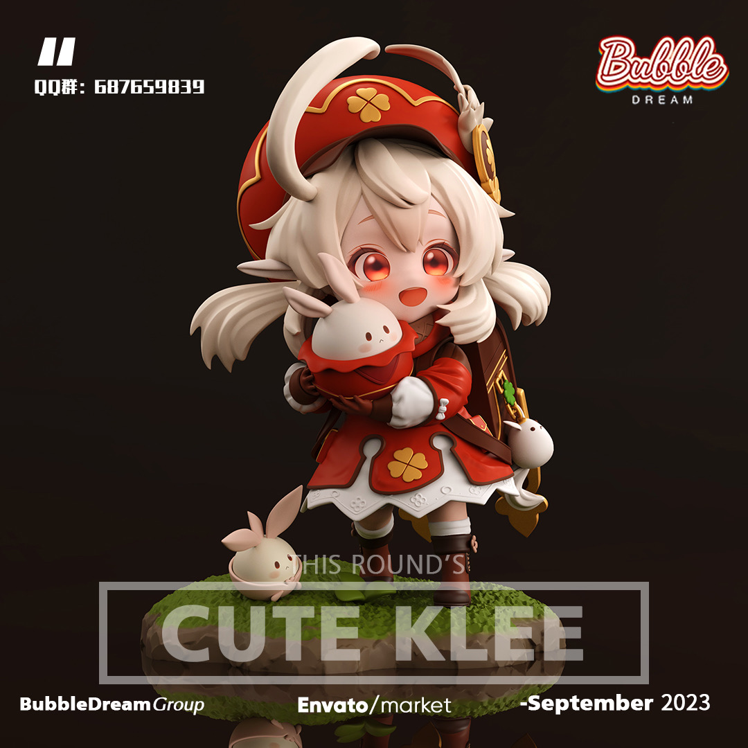 PRE-ORDER Bubble Dream Studio - Genshin Impact Lucky Klee Statue(GK)