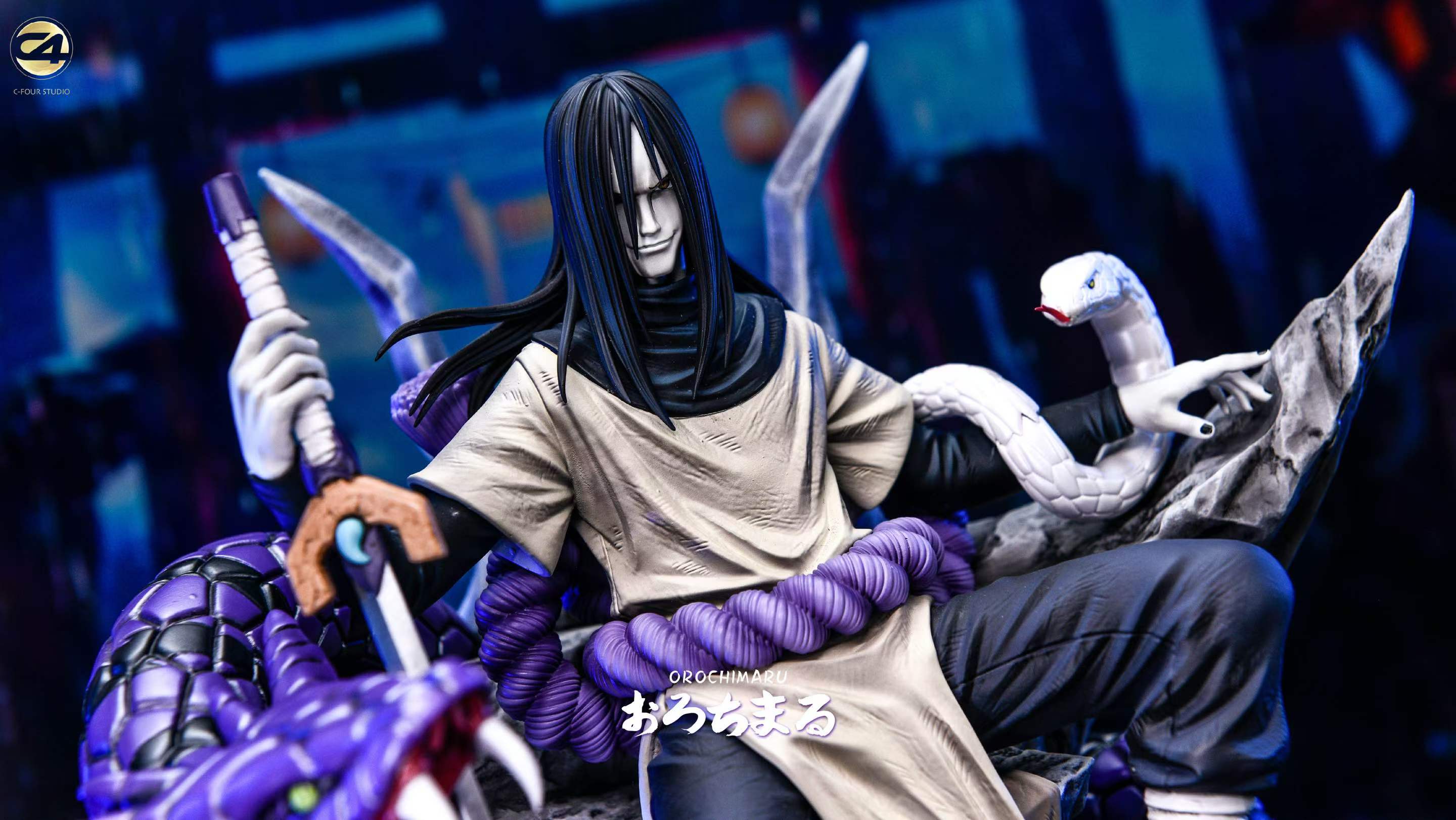 C4 Studio - Naruto Sitting Series 1st Sitting Orochimaru 1/6 Statue(GK)