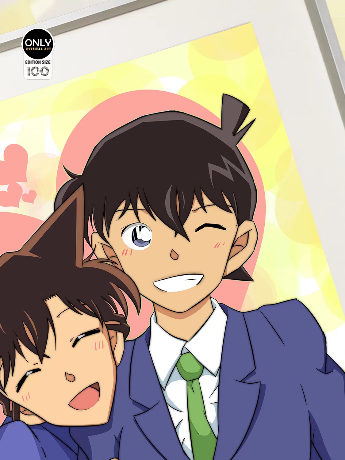 PRE-ORDER Mystical Art Studio - Detective Conan - Decorative Painting of Conan & Mouri Ran Painting Scence