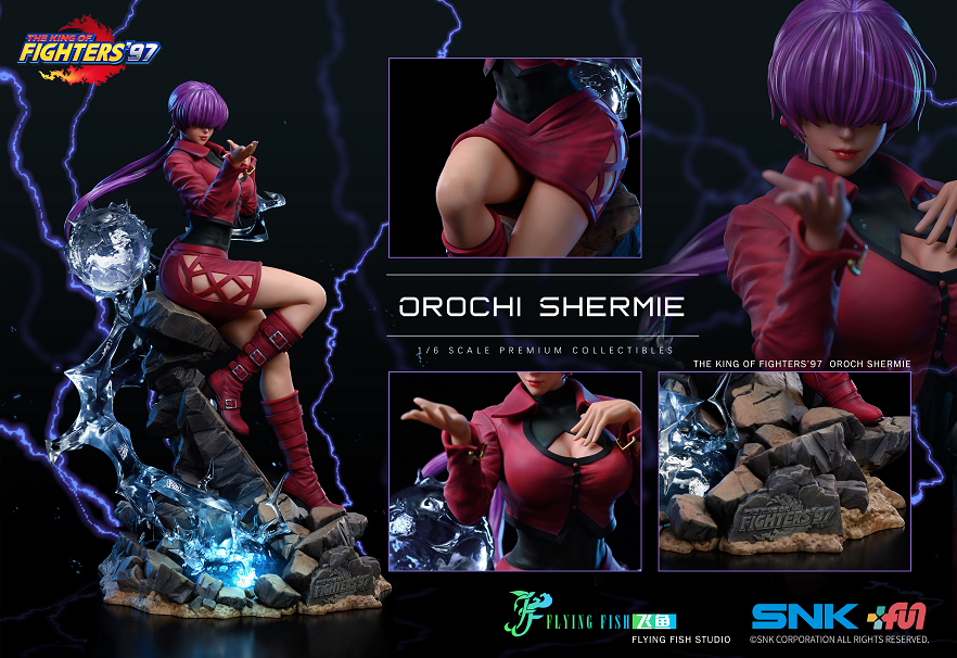 Pre-order Flying Fish Studio FFS 1/6 SNK Genuine authorization The King of Fighters'97 OROCHI SHERMIE Statue