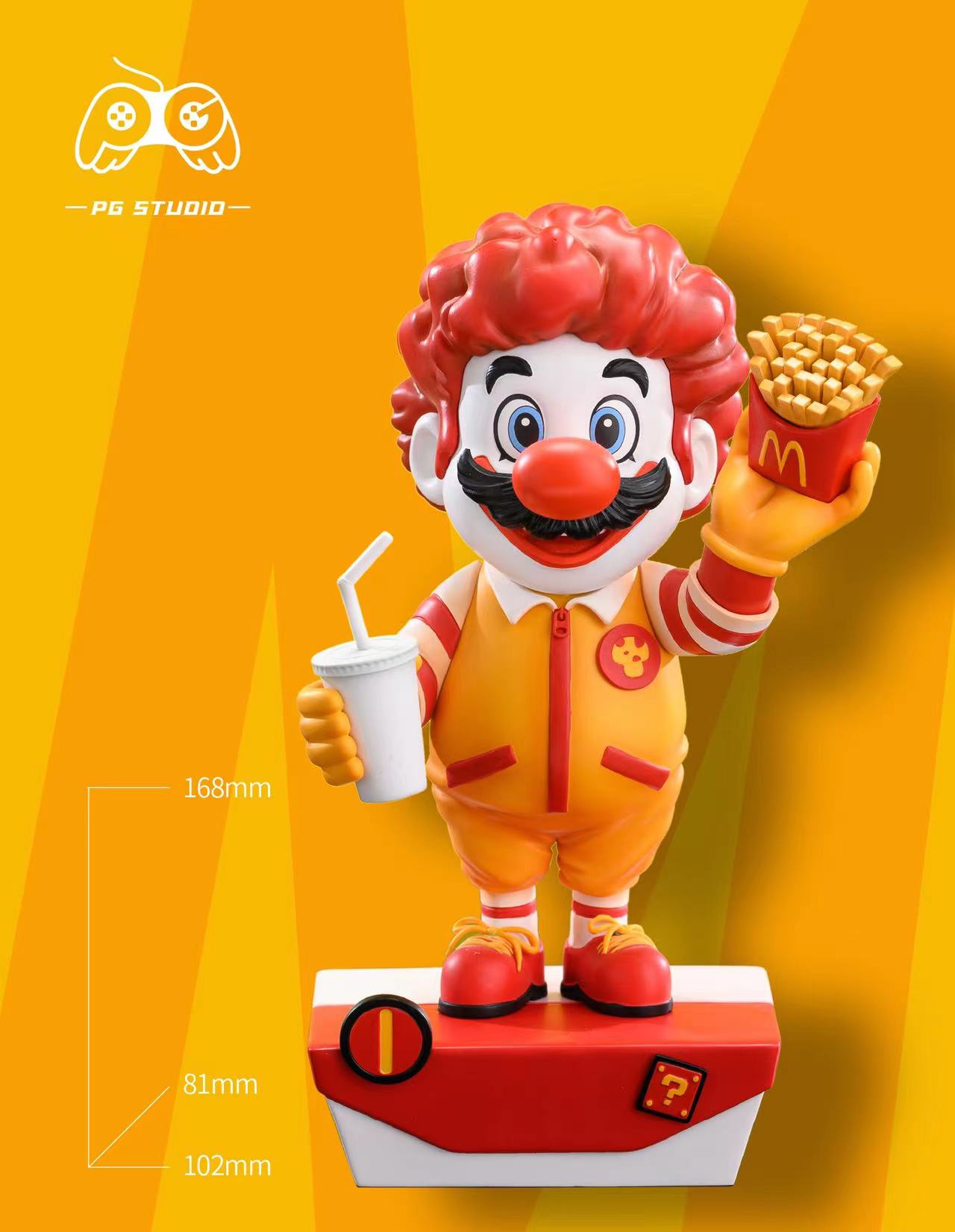 PRE-ORDER PG Studio Super Mario Ronald McDonald Cosplay Mario & KFC Grandpa Cosplay Mario Statue(GK)