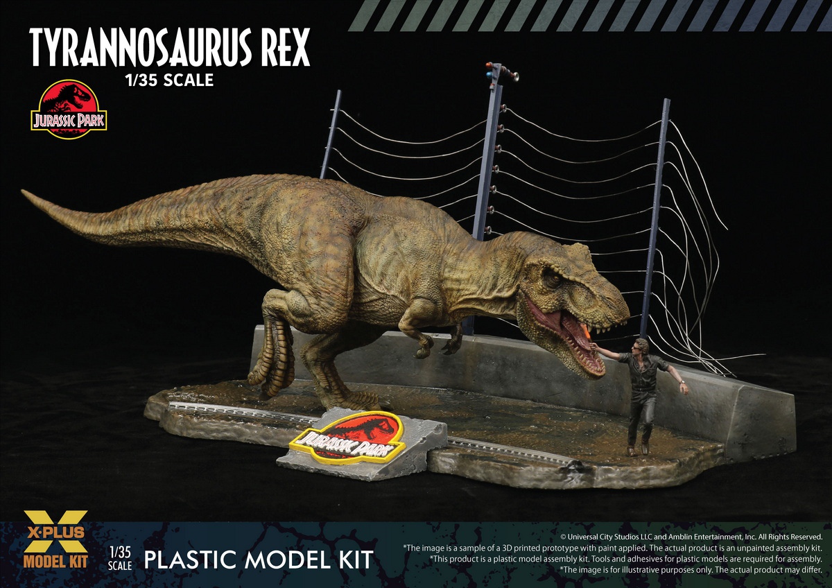 PRE-ORDER X PLUS Studio Jurassic Park Tyrannosaurus Rex (411-200130C) Statue(GK)