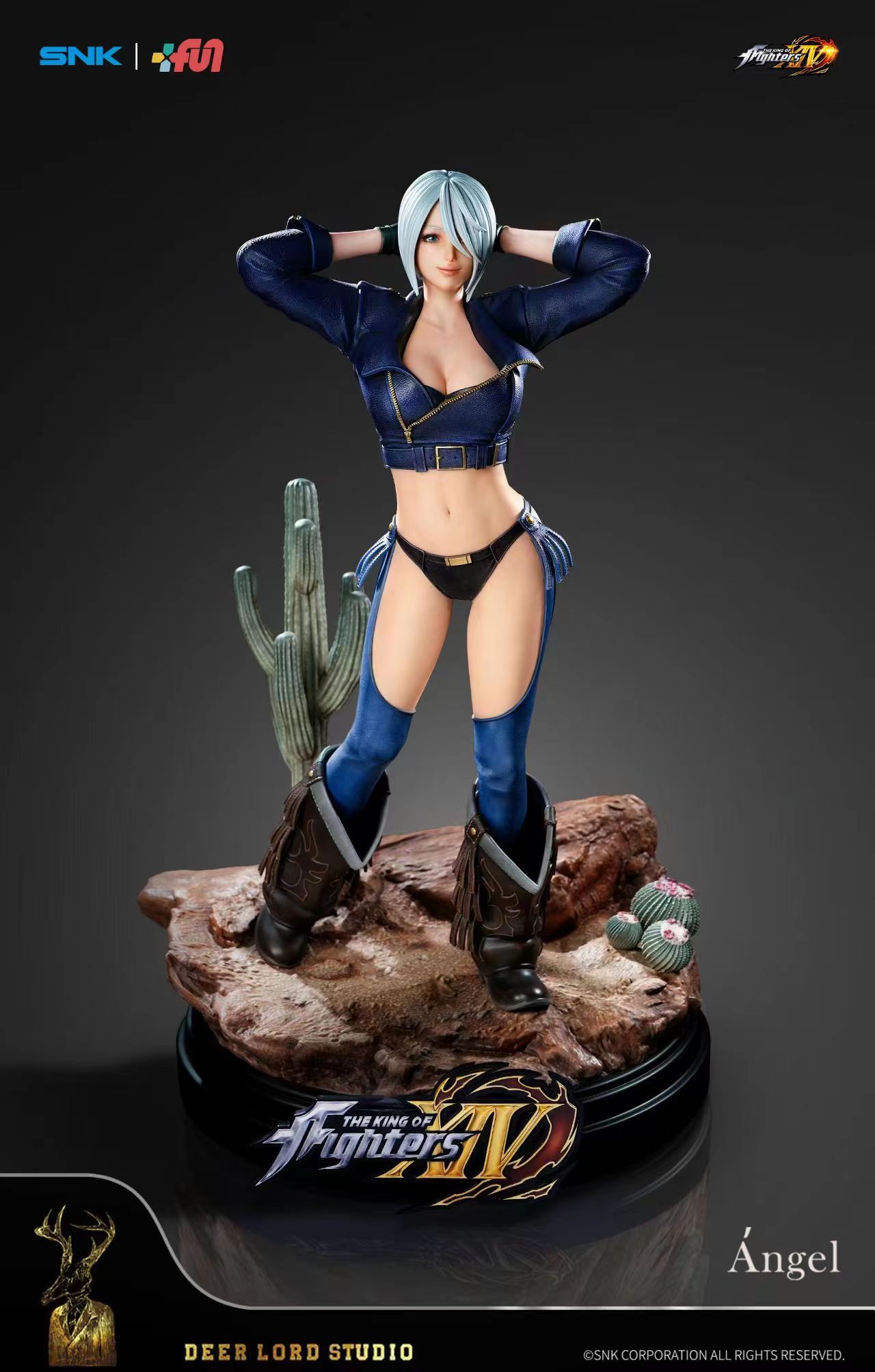 PRE-ORDER Deer Lord Studio - THEKINGO FFIGHTERS- Angel 1/2 Scale Statue(GK) (Adult 18+)