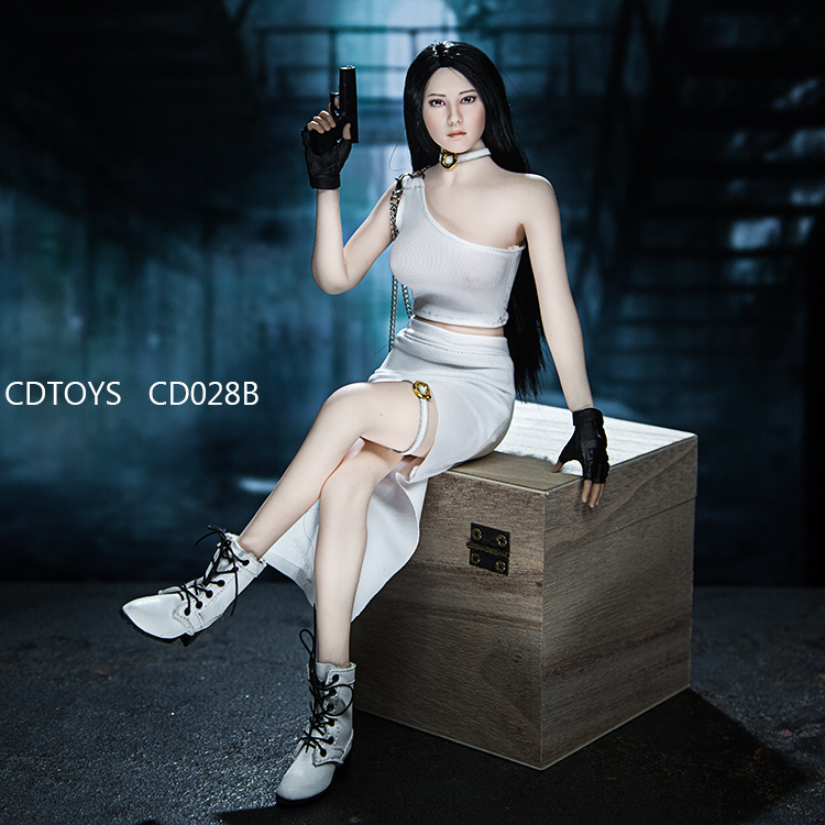 【IN stock】cdtoys cd028 1/6 Female soldier Slant shoulder skirt garment accessories Suitable for gelling plastids