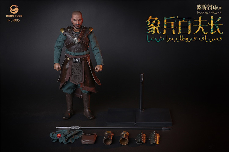 HENGTOYS 1/6 Persian Empire Series Elephant Soldier Centurion PE-005 Full Set /PE-009 War Elephant Model For Fans Collection