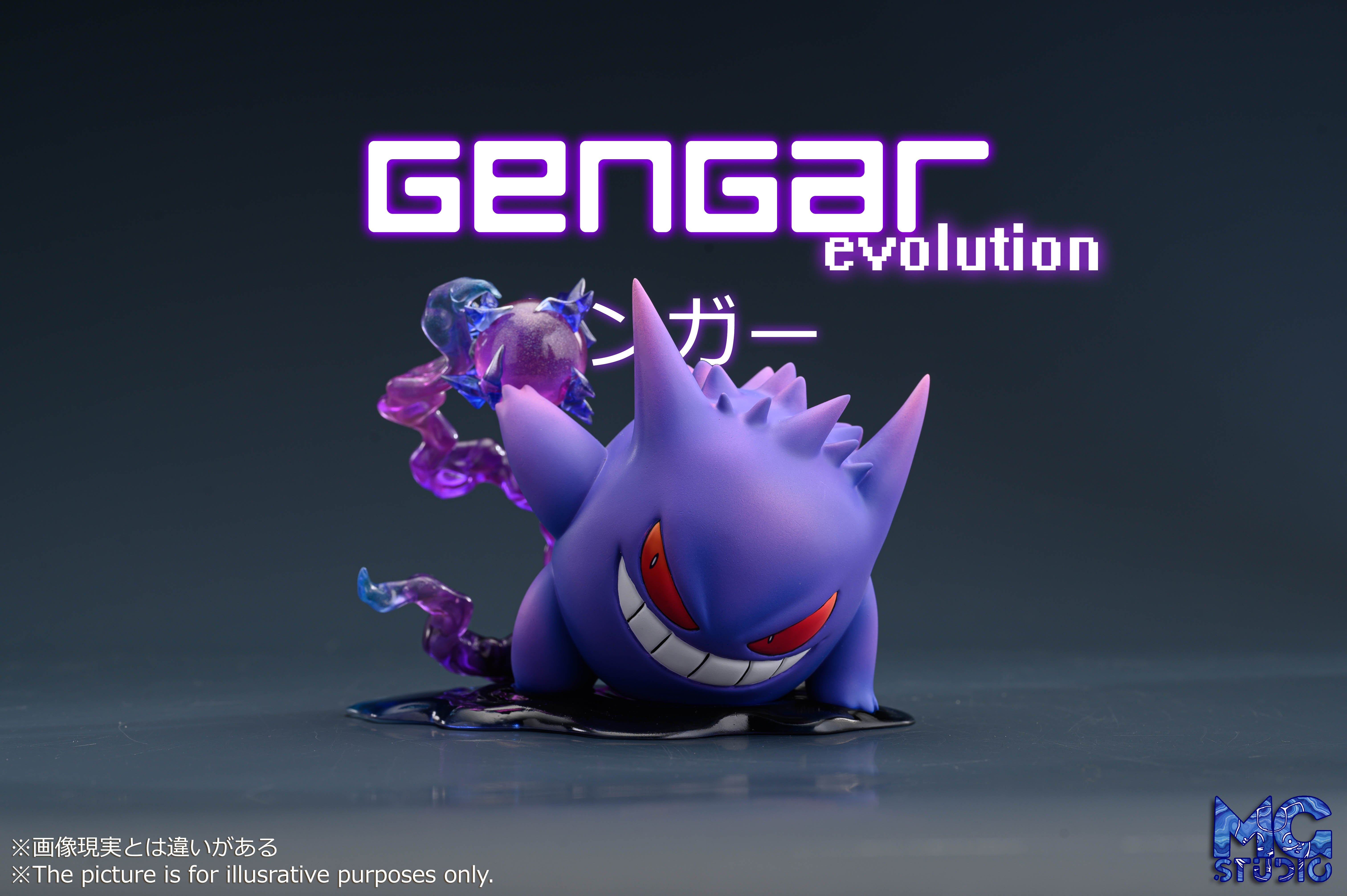 PRE-ORDER MG Studio Pokemon Scale World Gastly Haunter Gengar #092 #093 #094 1/20 Statue(GK)