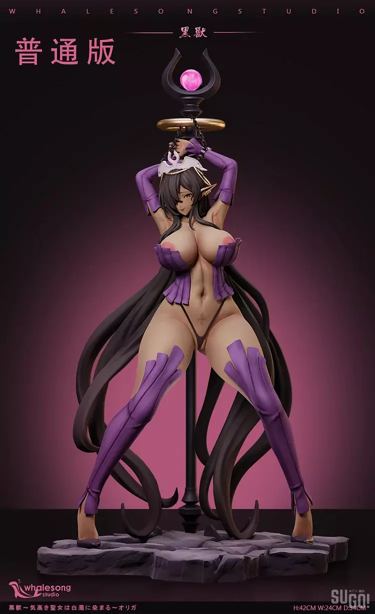 PRE-ORDER Whale Song Studio -The Proud Dark Elf Queen Olga 1/4 GK Statue (GK) (Adult 18+)