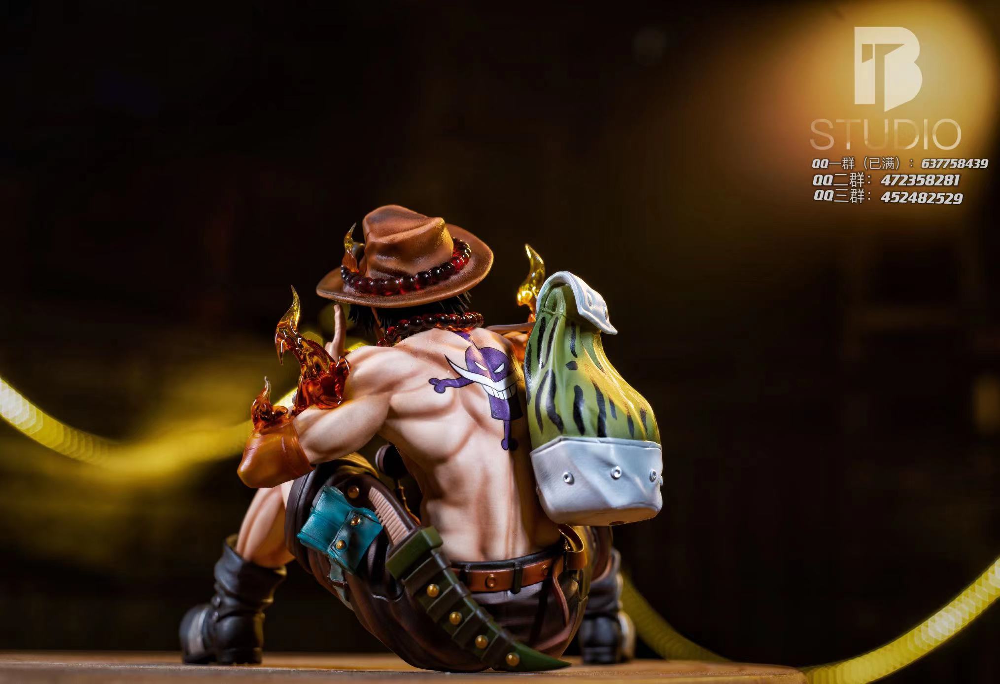 PRE-ORDER BT studio One Piece Portgas·D· Ace Sitting Version Statue/GK