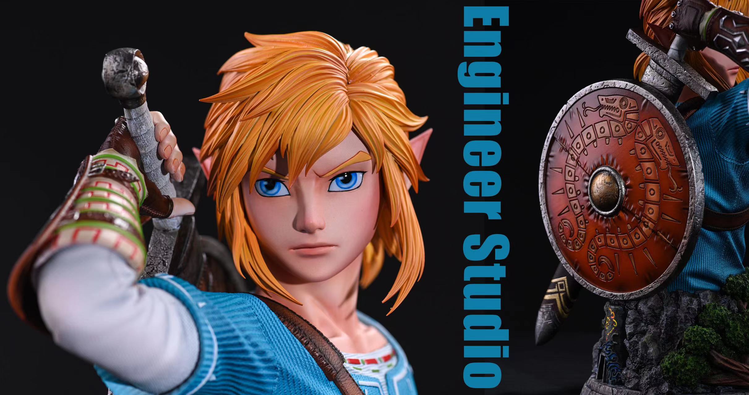 PRE-ORDER Engineer Studio - ATTACK ON TITAN Link Bust with LED 1/1 & 1/3 Statue(GK)