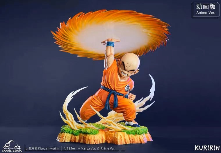 PRE-ORDER Clouds Studio - DRAGON BALL Krillin Kienzan Anime & Manga 1/6 & 1/4 Statue(GK)