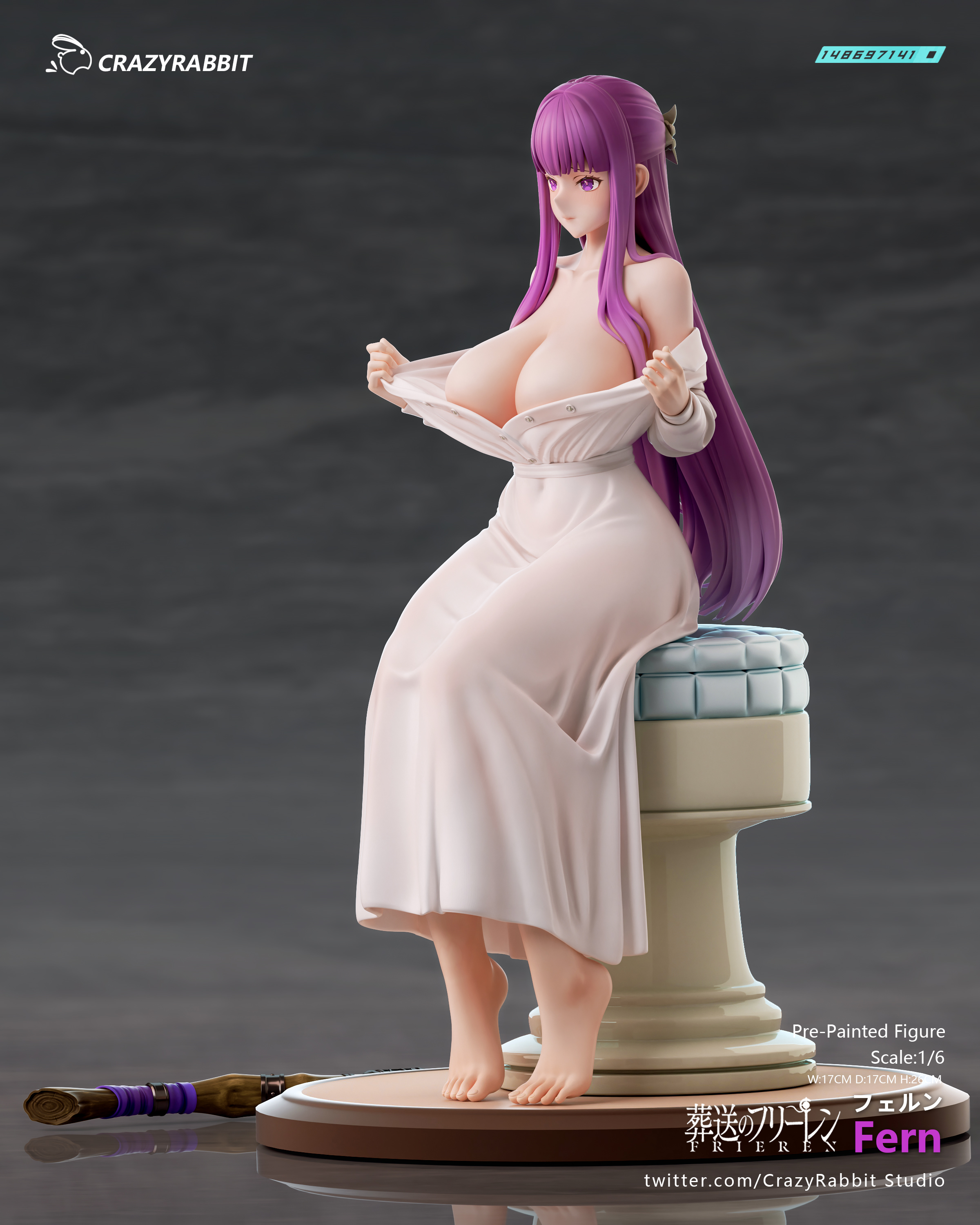 PRE-ORDER Crazy Rabbit Studio - Frieren: Beyond Journey's End Fern 1/6 Statue(GK) (Adult 18+)