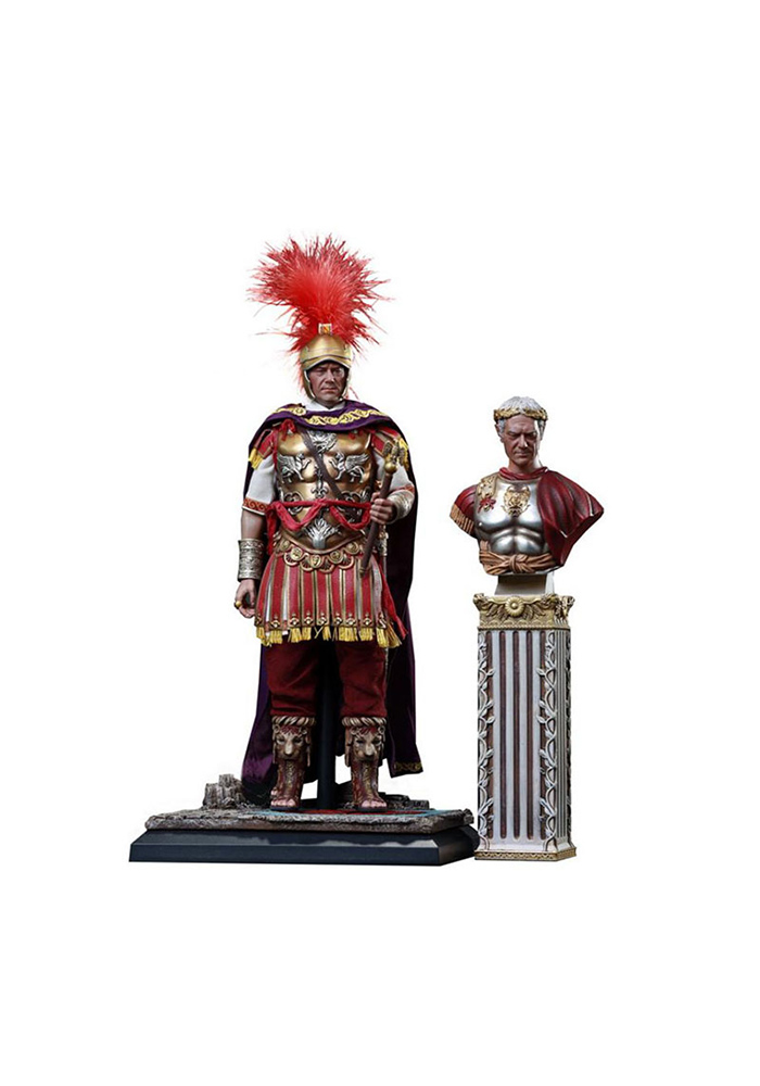 1/6 Imperial Army Gaius Julius Caesar Action Figure Model HHMODEL x HAOYUTOYS HH18022 Deluxe Ver for Collection